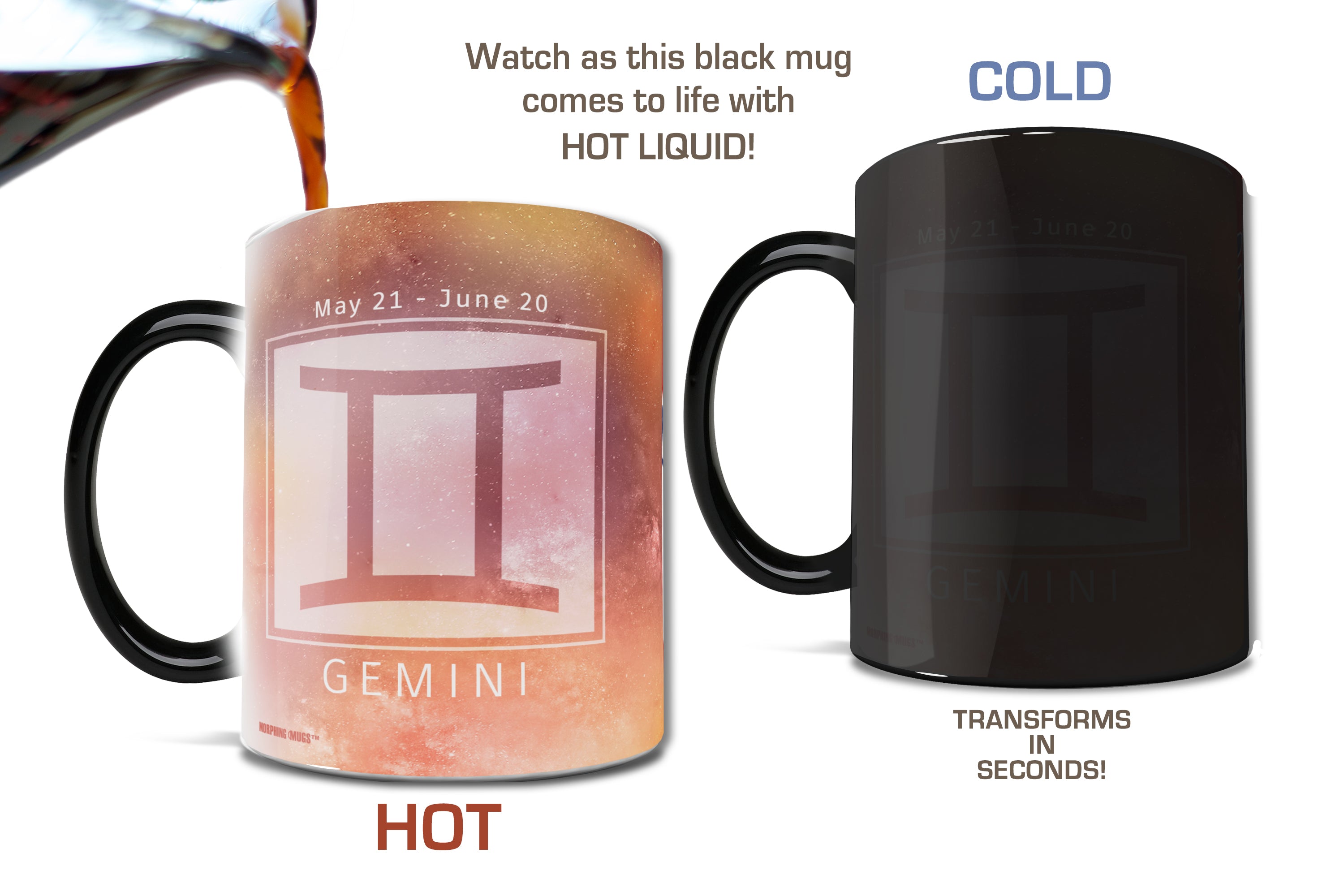 Zodiac (Gemini) Morphing Mugs® Heat-Sensitive Mug MMUG671
