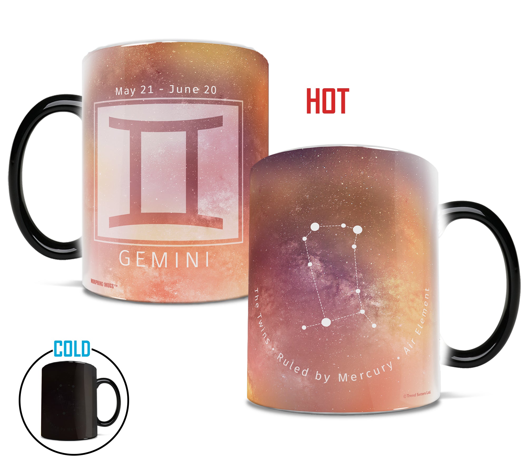 Zodiac (Gemini) Morphing Mugs® Heat-Sensitive Mug MMUG671