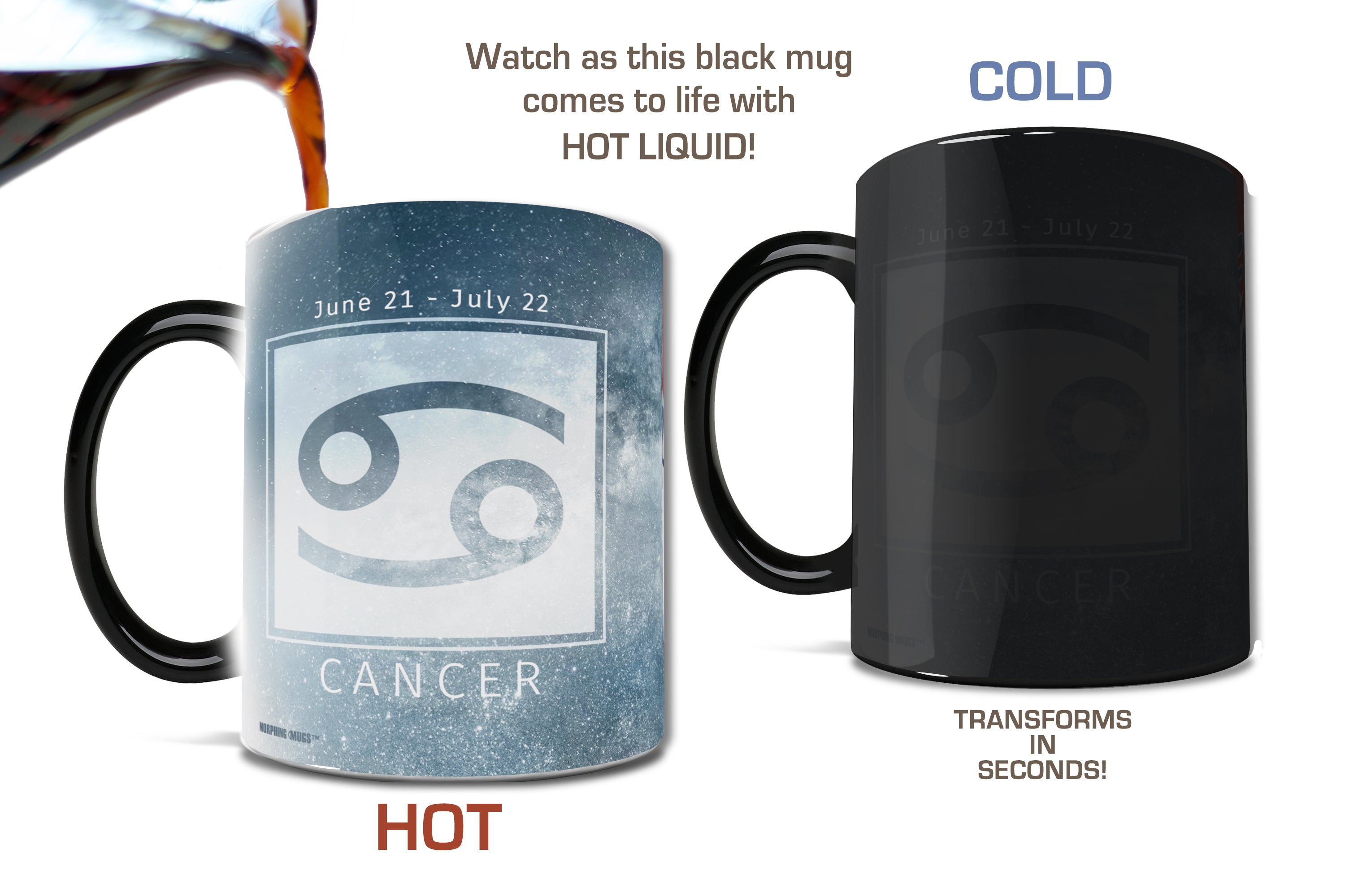 Zodiac Collection (Cancer) Morphing Mugs® Heat-Sensitive Mug MMUG672