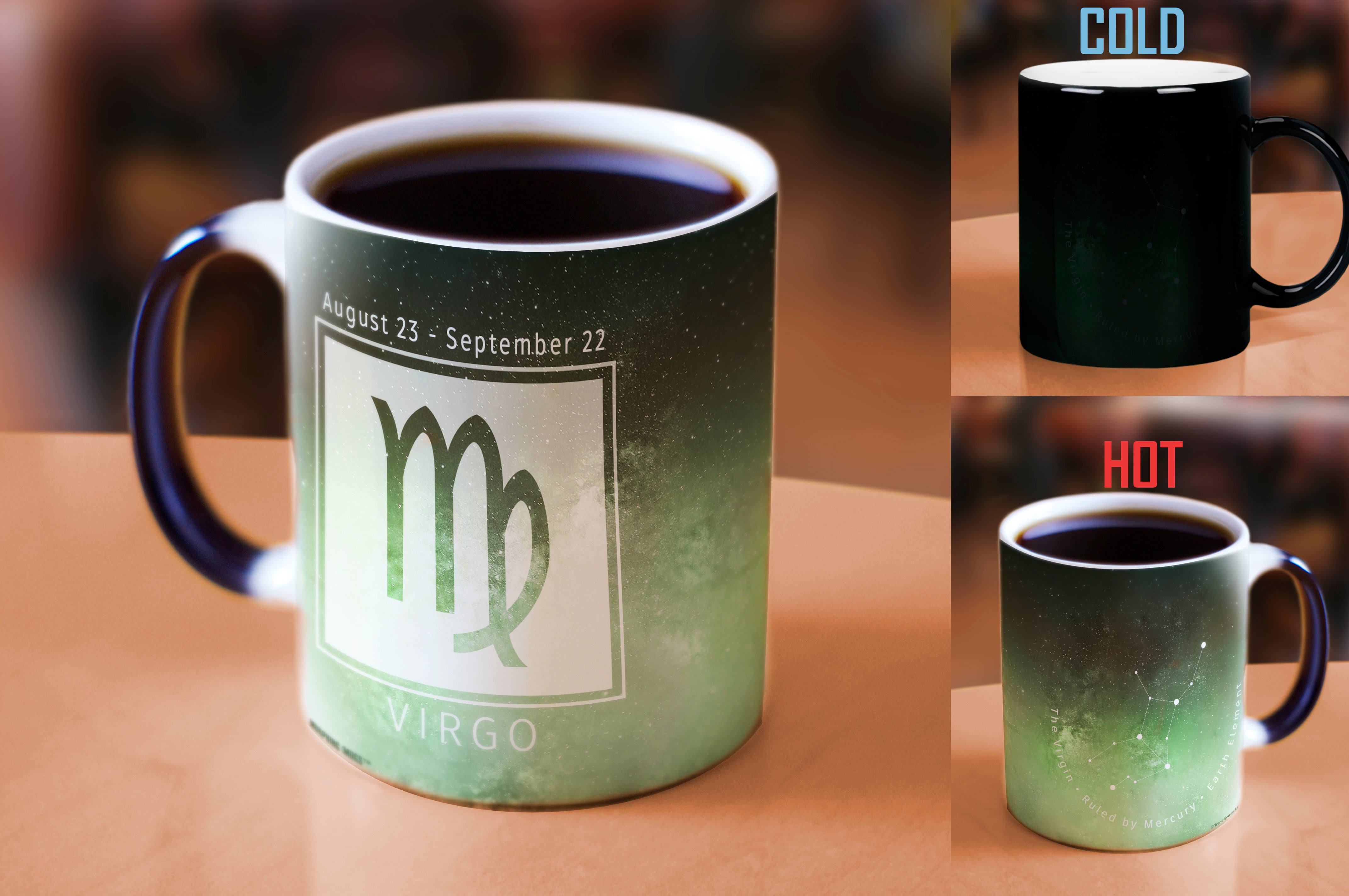Zodiac Collection (Virgo) Morphing Mugs® Heat-Sensitive Mug MMUG674