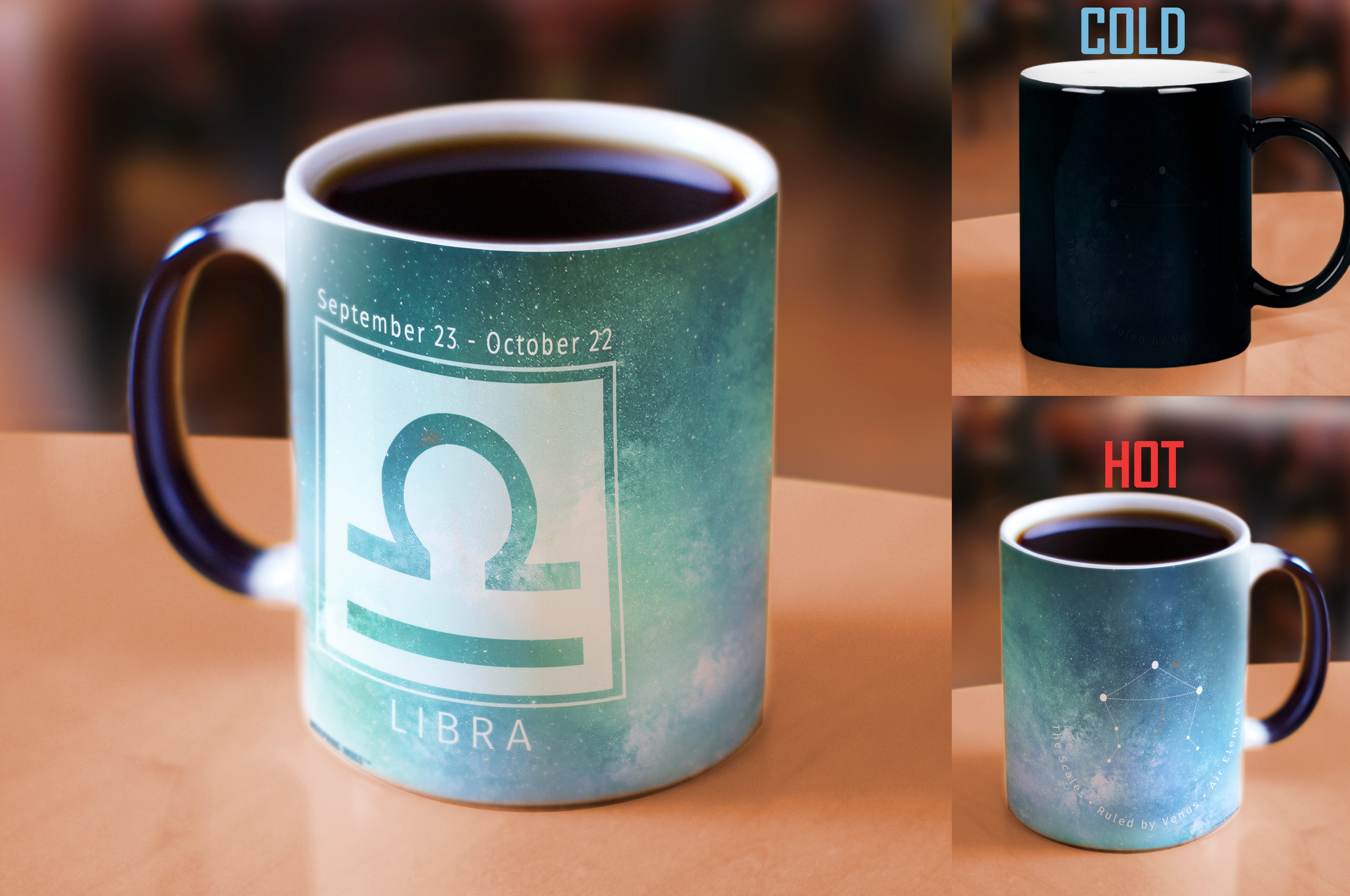 Zodiac Collection (Libra) Morphing Mugs® Heat-Sensitive Mug MMUG675