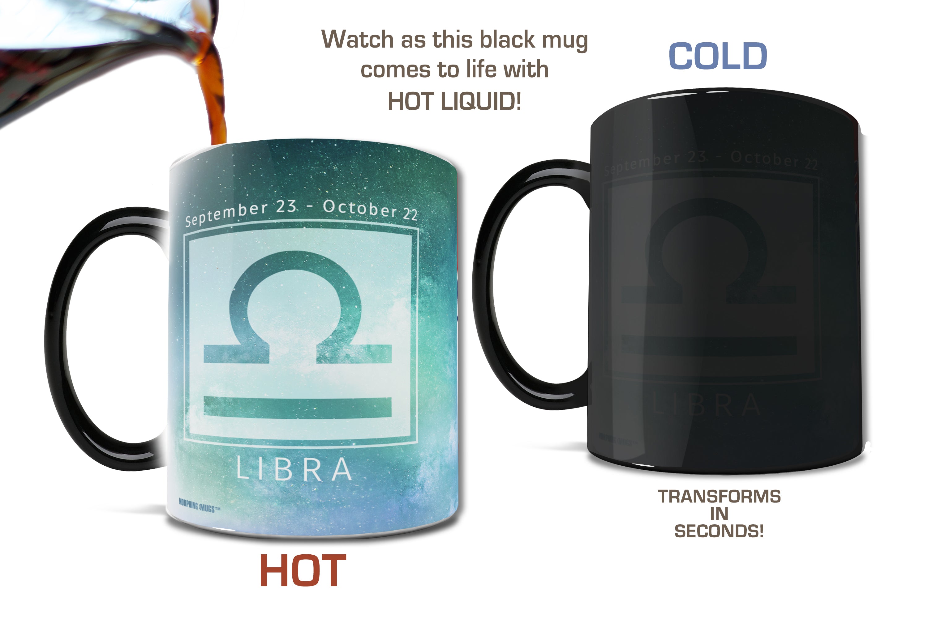 Zodiac Collection (Libra) Morphing Mugs® Heat-Sensitive Mug MMUG675