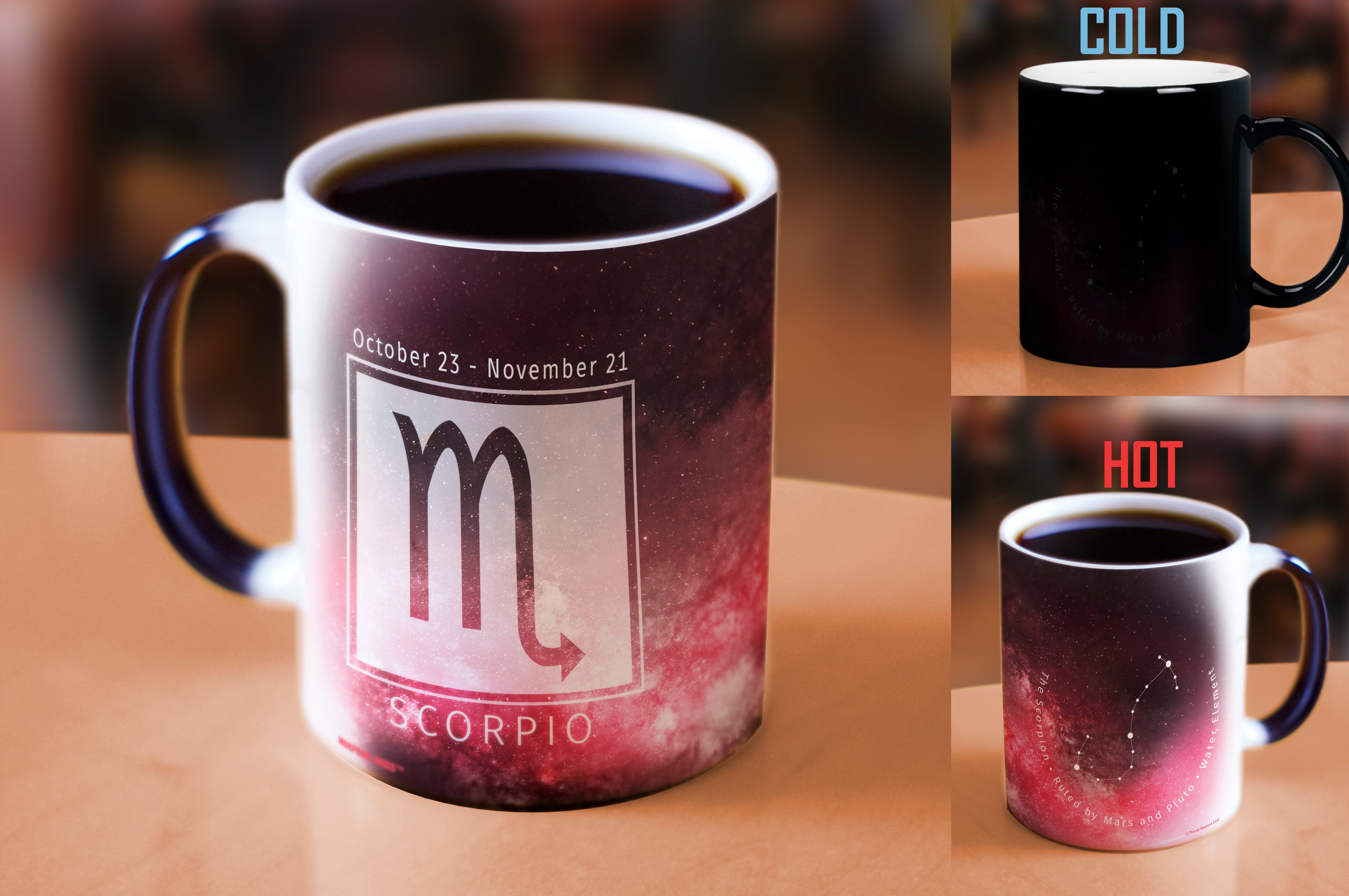 Zodiac Collection (Scorpio) Morphing Mugs® Heat-Sensitive Mug MMUG676