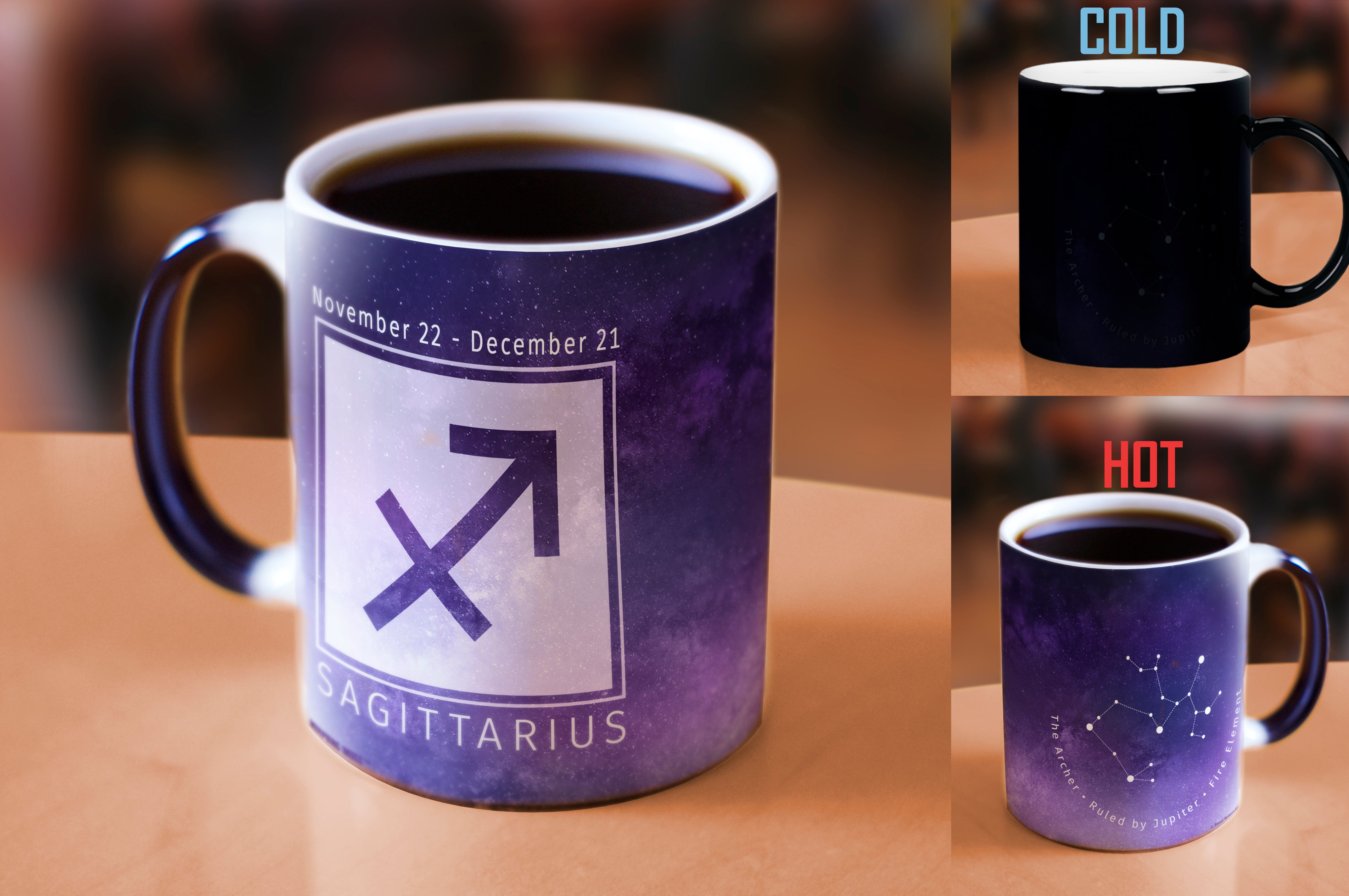 Zodiac Collection (Sagittarius) Morphing Mugs® Heat-Sensitive Mug MMUG677