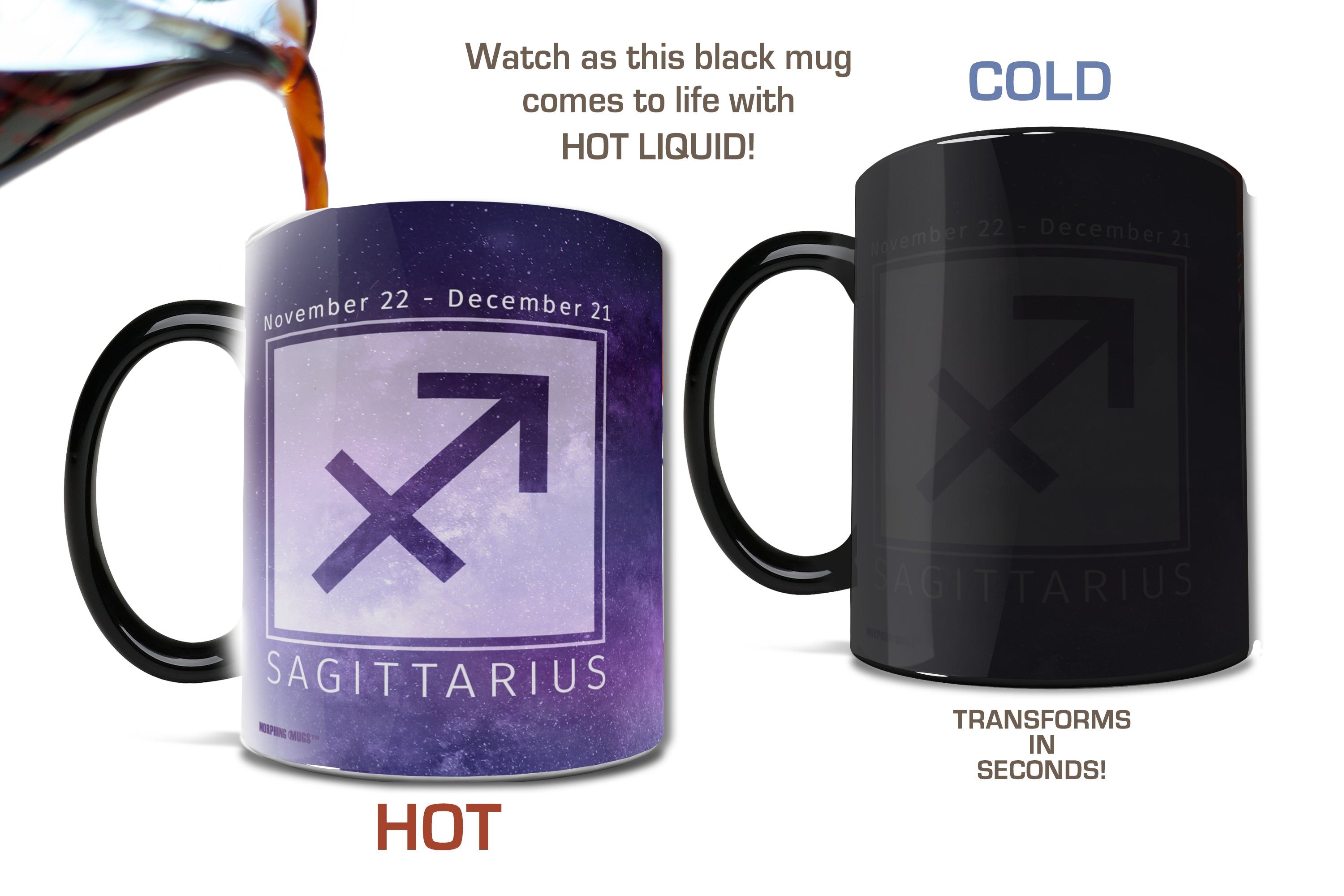 Zodiac Collection (Sagittarius) Morphing Mugs® Heat-Sensitive Mug MMUG677