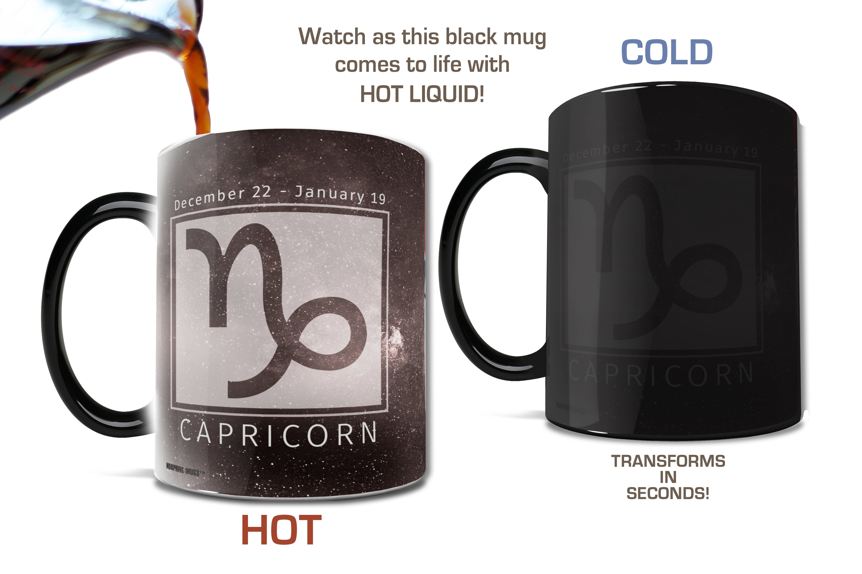 Zodiac Collection (Capricorn) Morphing Mugs® Heat-Sensitive Mug MMUG678