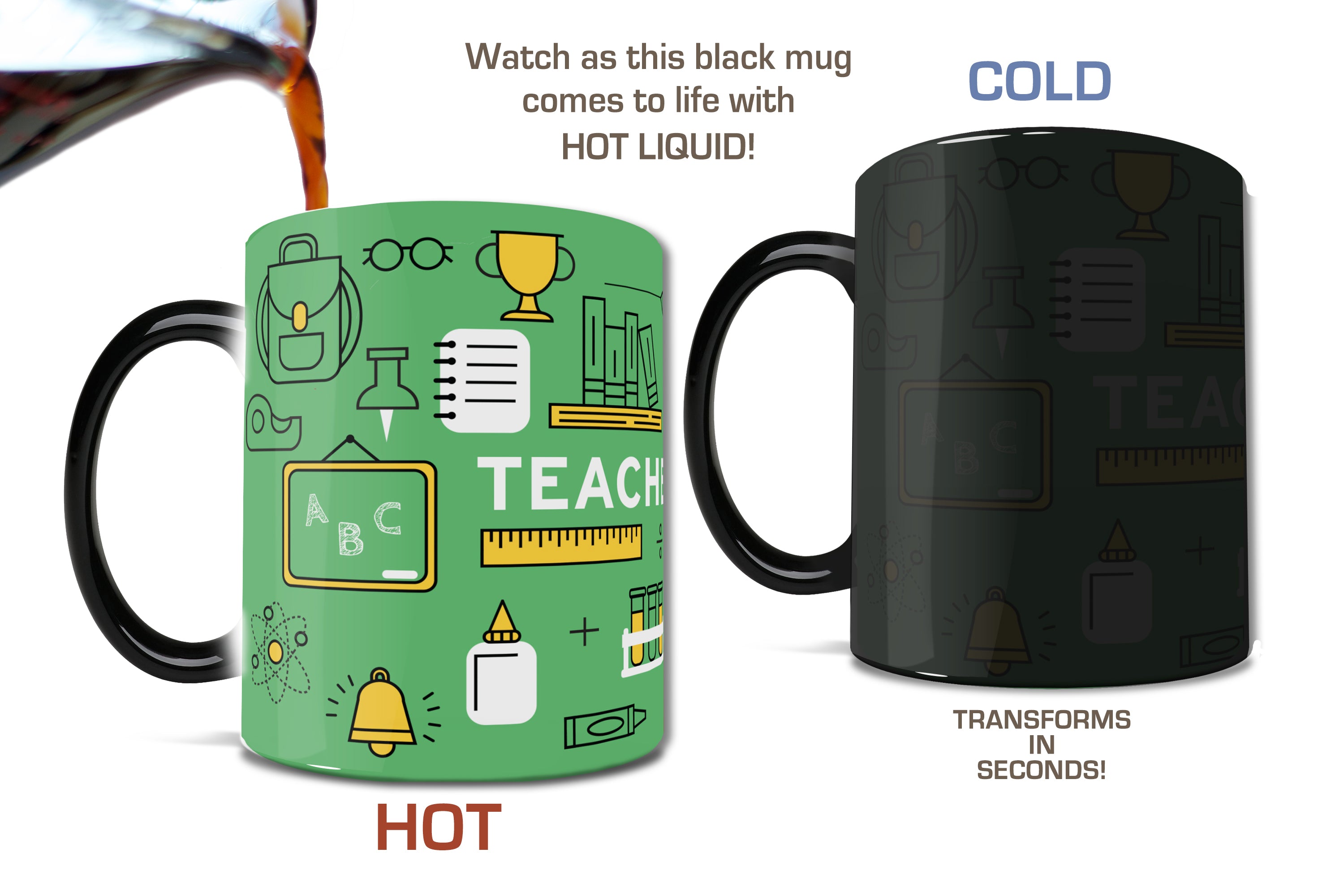 Career Collection (Teachers Rule) Morphing Mugs® Heat-Sensitive Mug MMUG679