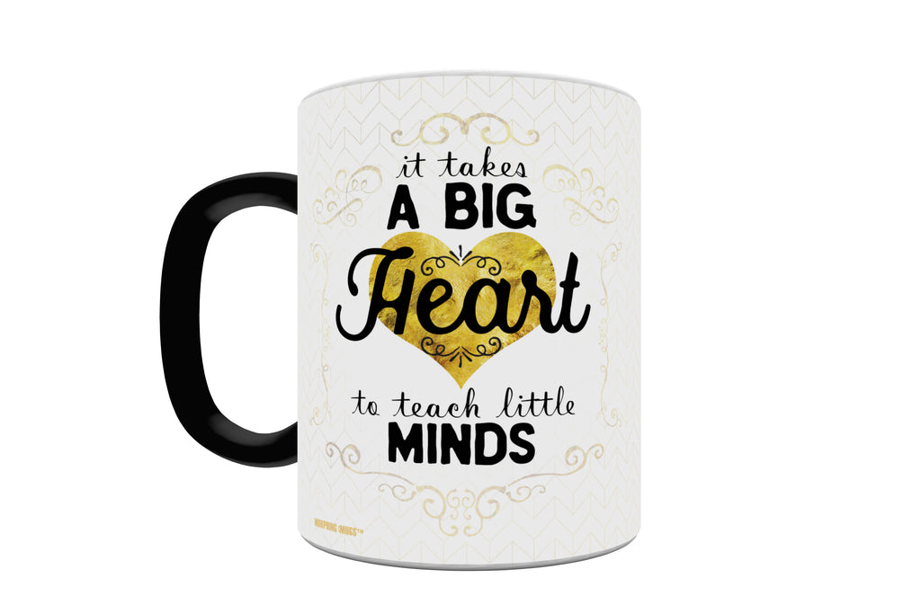 Career Collection (Teacher - It Takes a Big Heart) Morphing Mugs® Heat-Sensitive Mug MMUG681