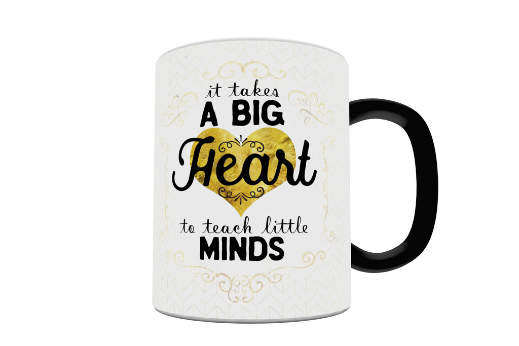 Career Collection (Teacher - It Takes a Big Heart) Morphing Mugs® Heat-Sensitive Mug MMUG681