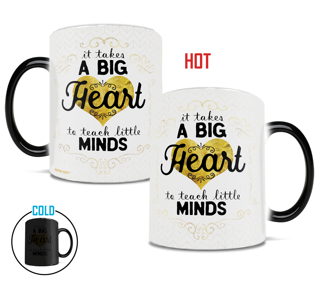 Career Collection (Teacher - It Takes a Big Heart) Morphing Mugs® Heat-Sensitive Mug MMUG681