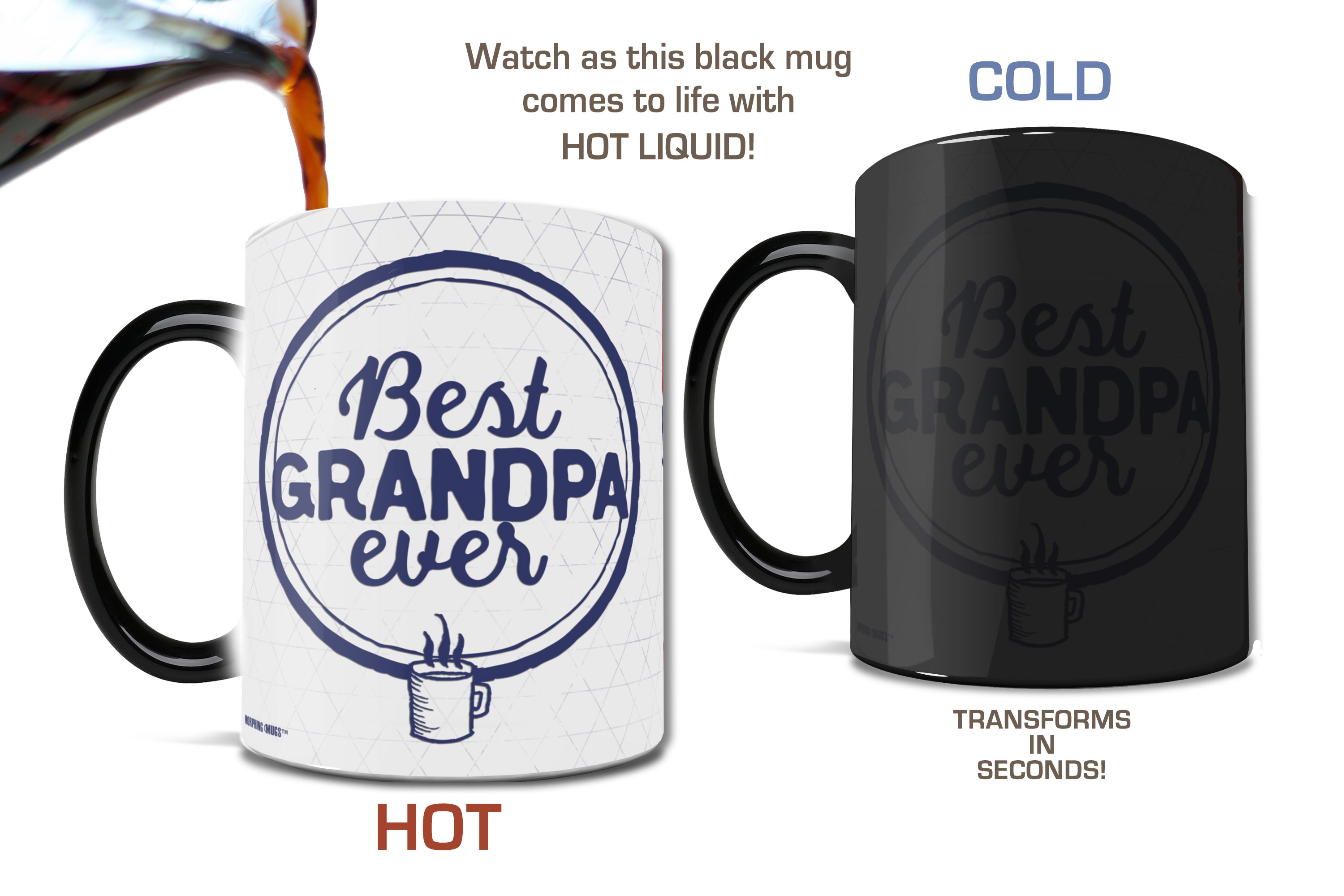 Parent Collection (Best Grandpa Ever) Morphing Mugs® Heat-Sensitive Mug MMUG686