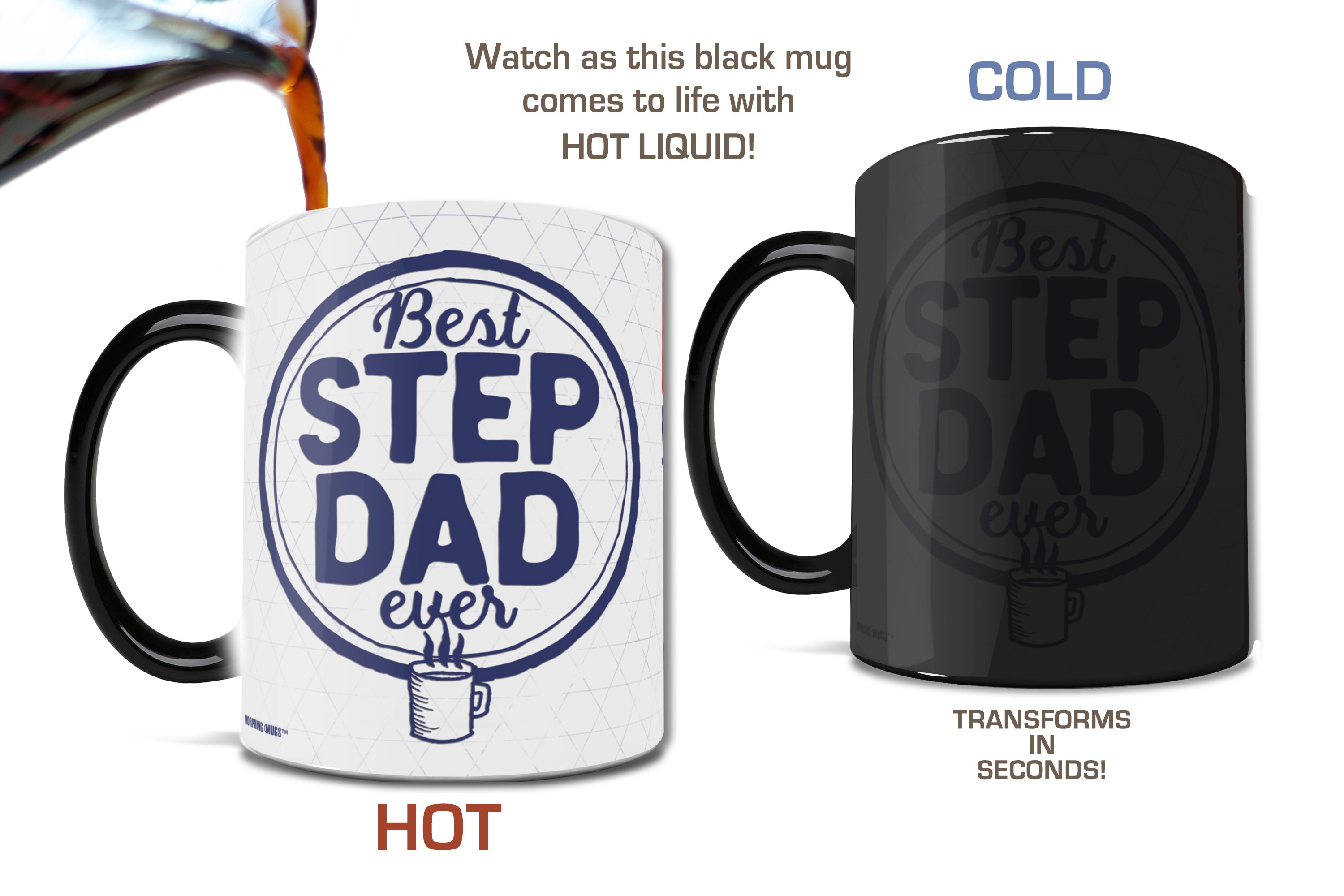 Parent Collection (Best Step-Dad Ever) Morphing Mugs® Heat-Sensitive Mug MMUG687
