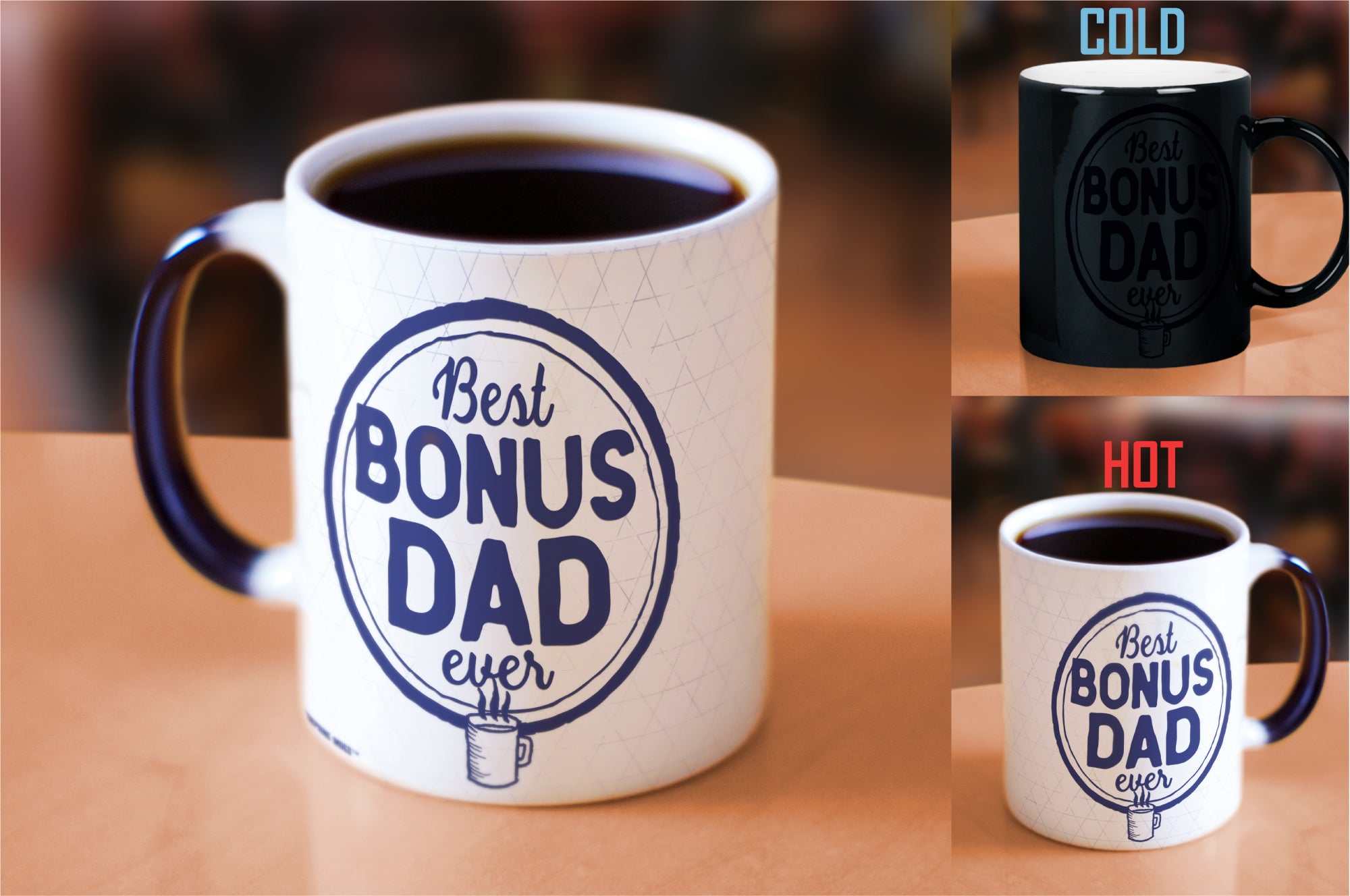 Parent Collection (Best Bonus Dad Ever) Morphing Mugs® Heat-Sensitive Mug MMUG688