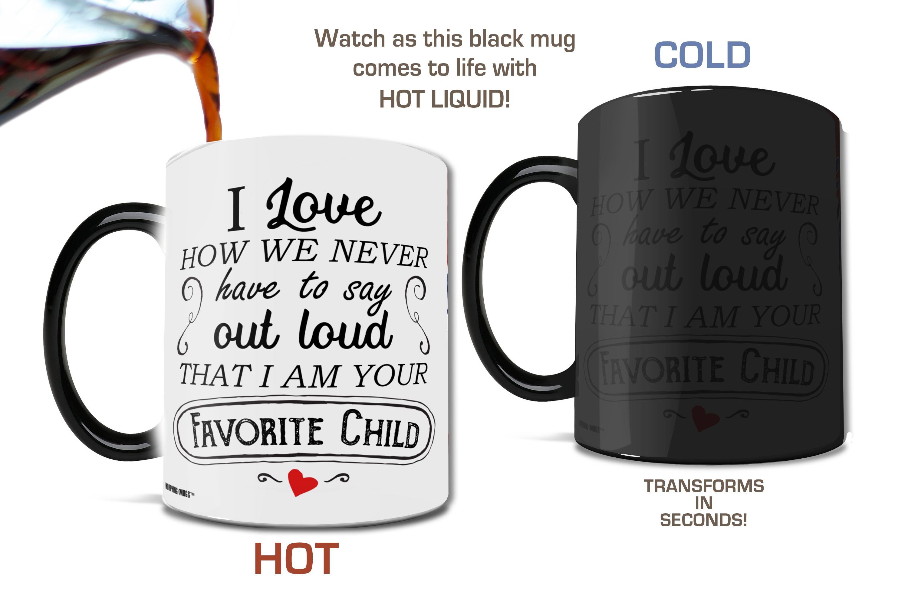 Parent Collection (Favorite Child - Personalized) Morphing Mugs® Heat-Sensitive Mug MMUG692