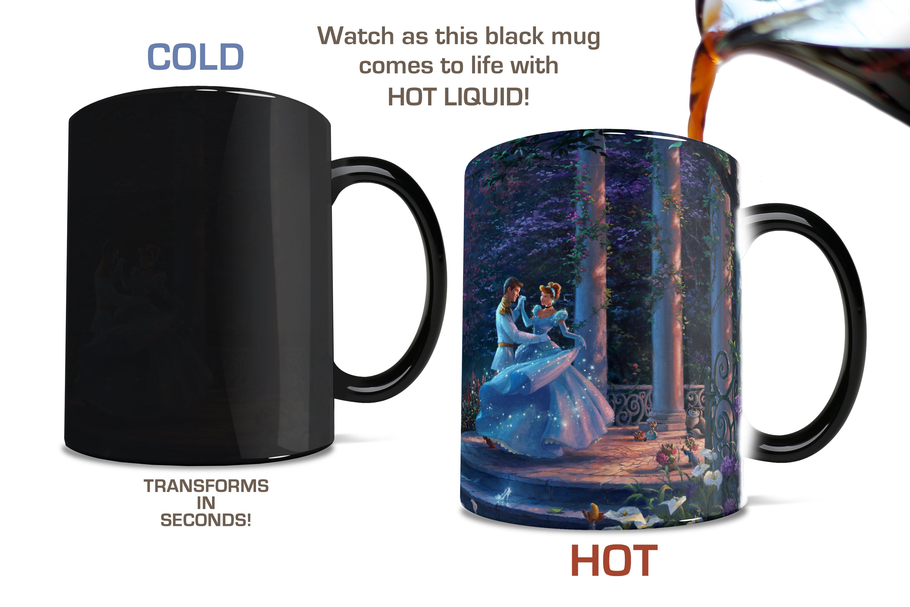 Disney (Cinderella Dancing in the Starlight) Morphing Mugs® Heat-Sensitive Mug MMUG703