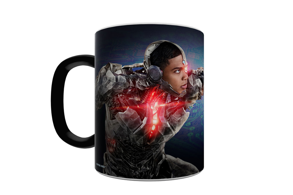 Justice League (Cyborg Logo) Morphing Mugs®  Heat-Sensitive Mug MMUG706