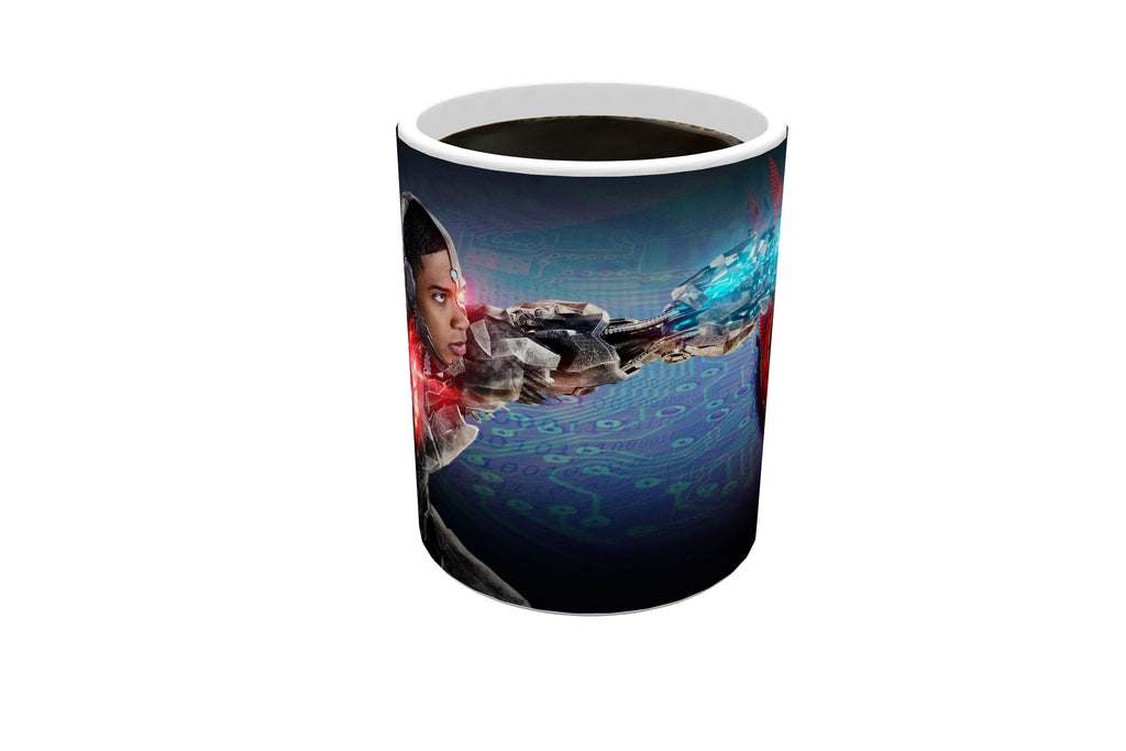 Justice League (Cyborg Logo) Morphing Mugs®  Heat-Sensitive Mug MMUG706