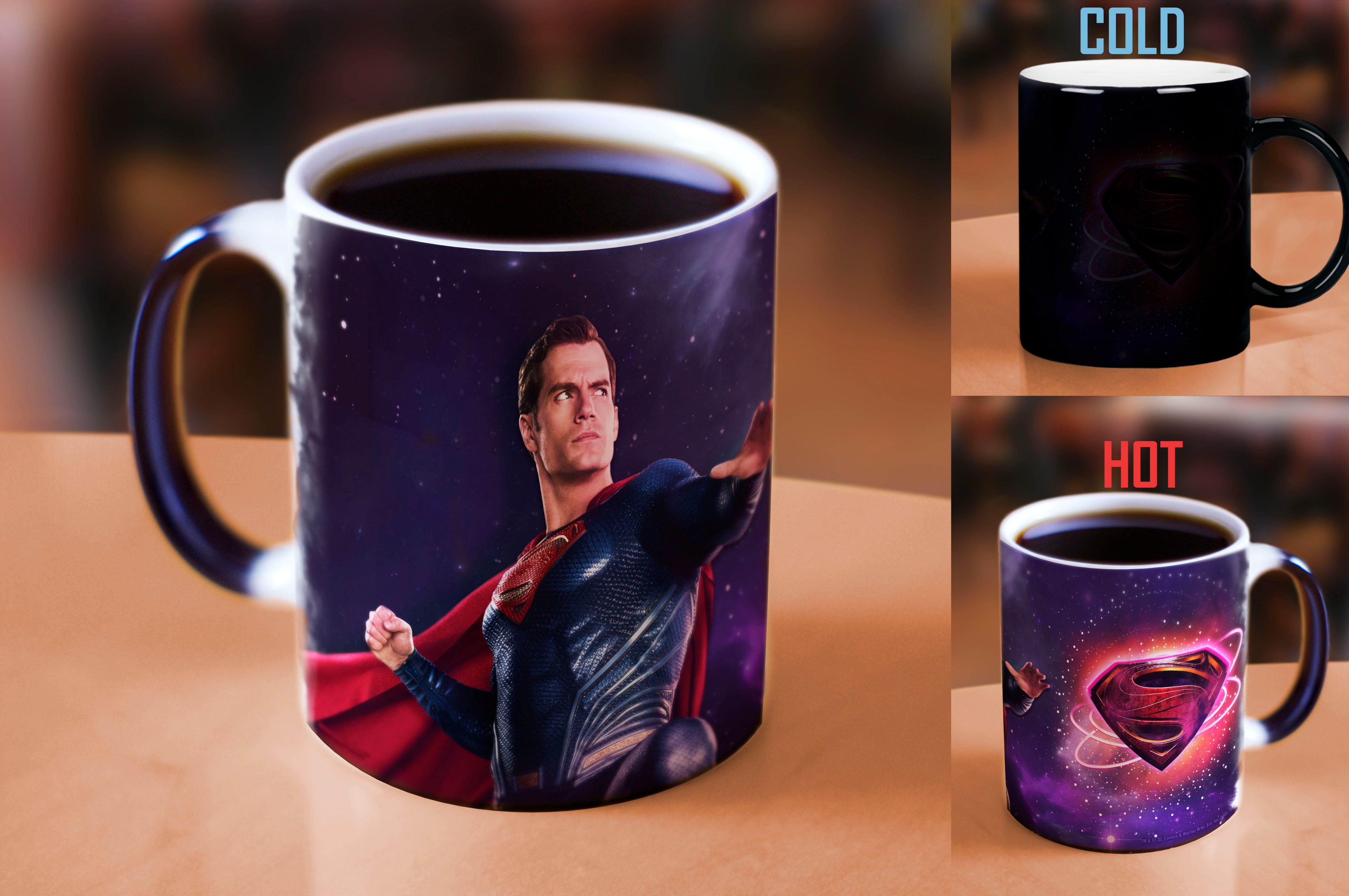 Justice League (Superman Logo) Morphing Mugs®  Heat-Sensitive Mug MMUG708