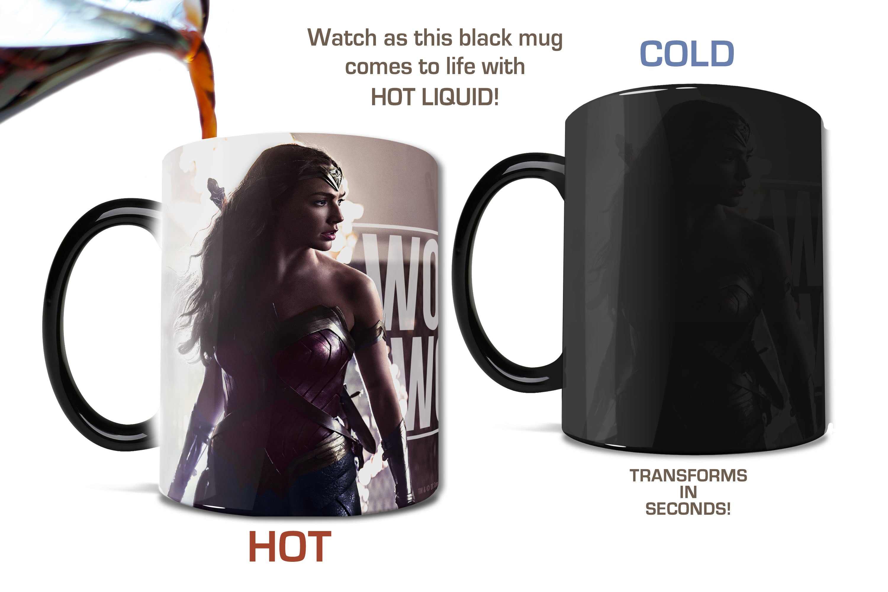 Justice League (Wonder Woman) Morphing Mugs®  Heat-Sensitive Mug MMUG710