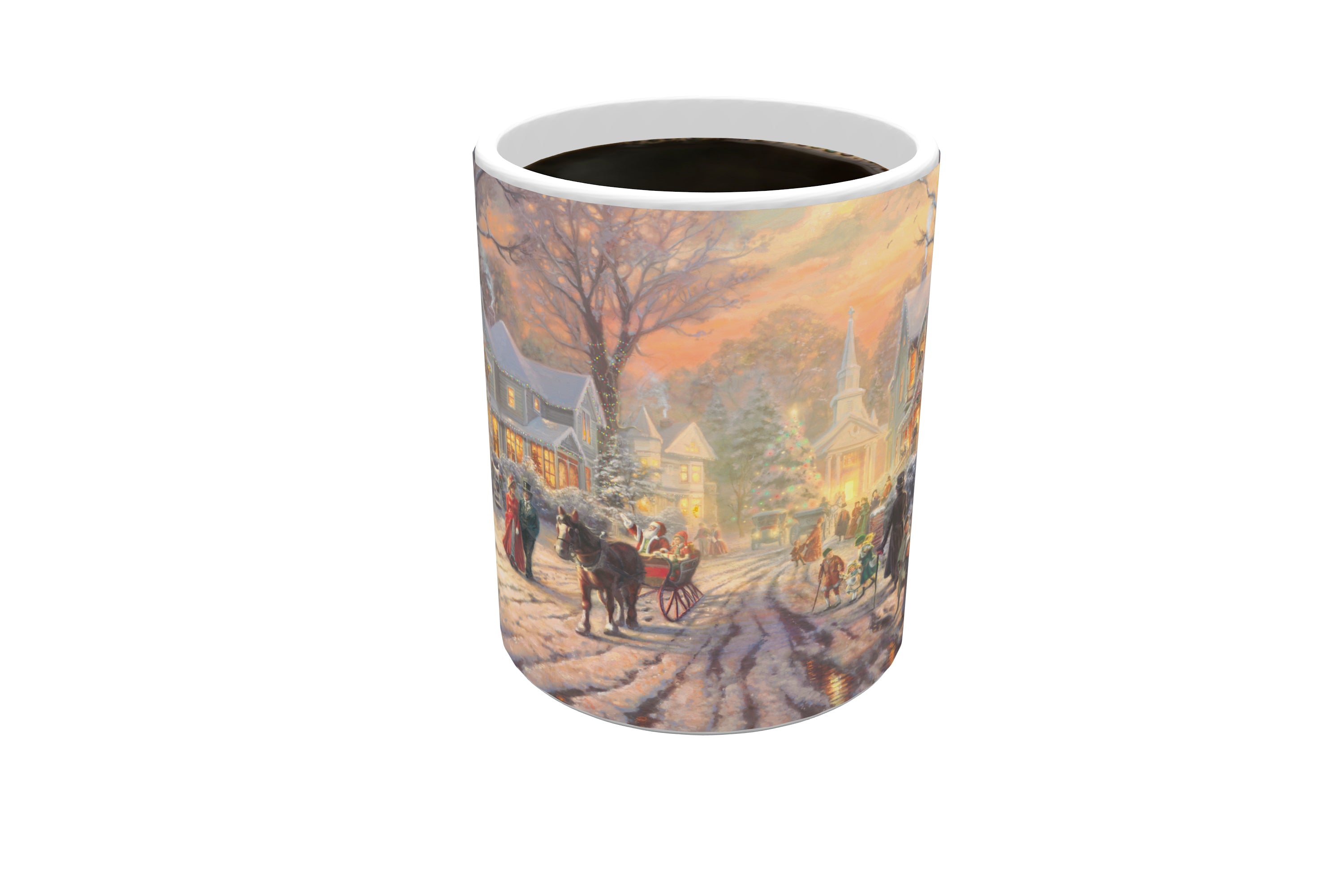 Thomas Kinkade Studios (A Victorian Christmas)  Morphing Mugs® Heat-Sensitive Mug MMUG711