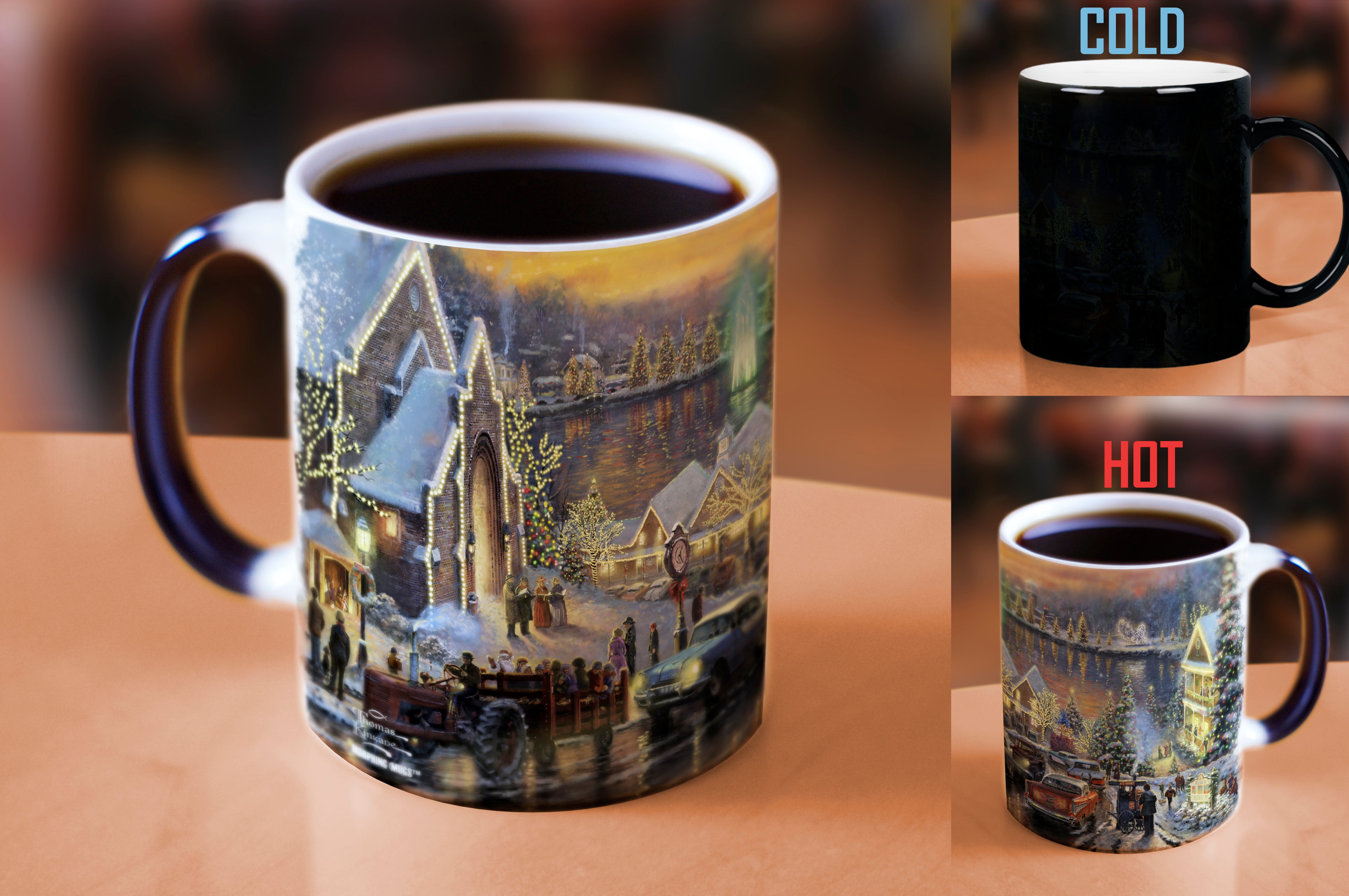 Thomas Kinkade Studios (The Lights of Christmastown)  Morphing Mugs® Heat-Sensitive Mug MMUG713