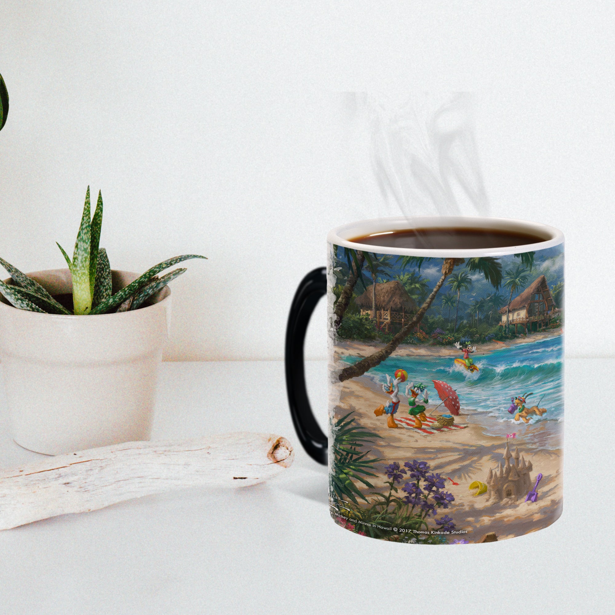 Disney (Mickey and Minnie Mouse - Hawaii) Morphing Mugs® Heat-Sensitive Mug MMUG714