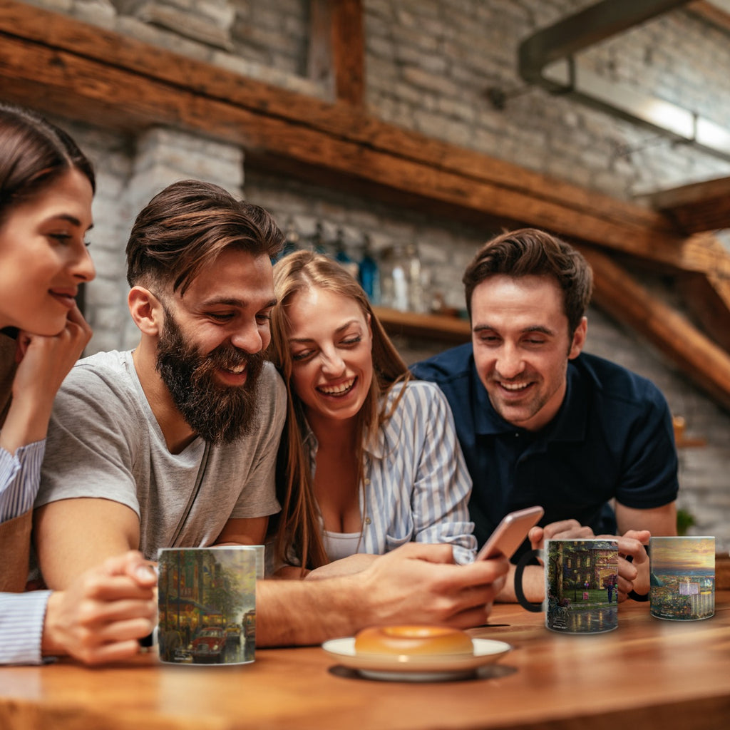 Thomas Kinkade Studios (Hometown Firehouse) Morphing Mugs® Heat-Sensitive Mug MMUG715