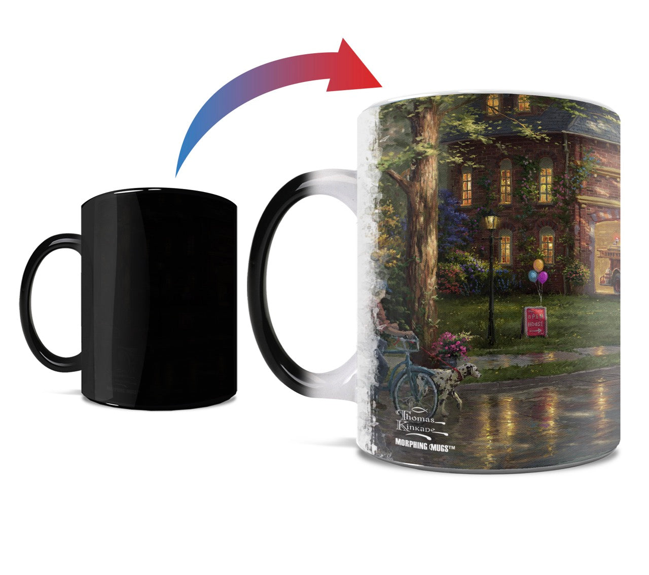 Thomas Kinkade Studios (Hometown Firehouse) Morphing Mugs® Heat-Sensitive Mug MMUG715