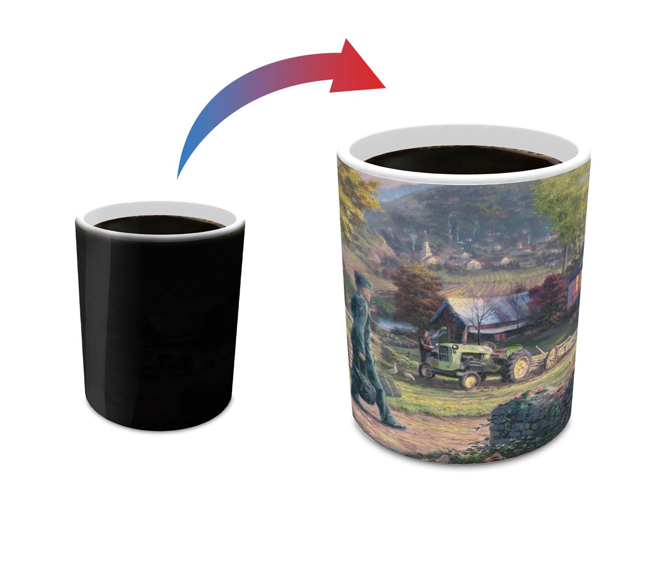 Thomas Kinkade Studios (Homecoming Hero) Morphing Mugs® Heat-Sensitive Mug MMUG716