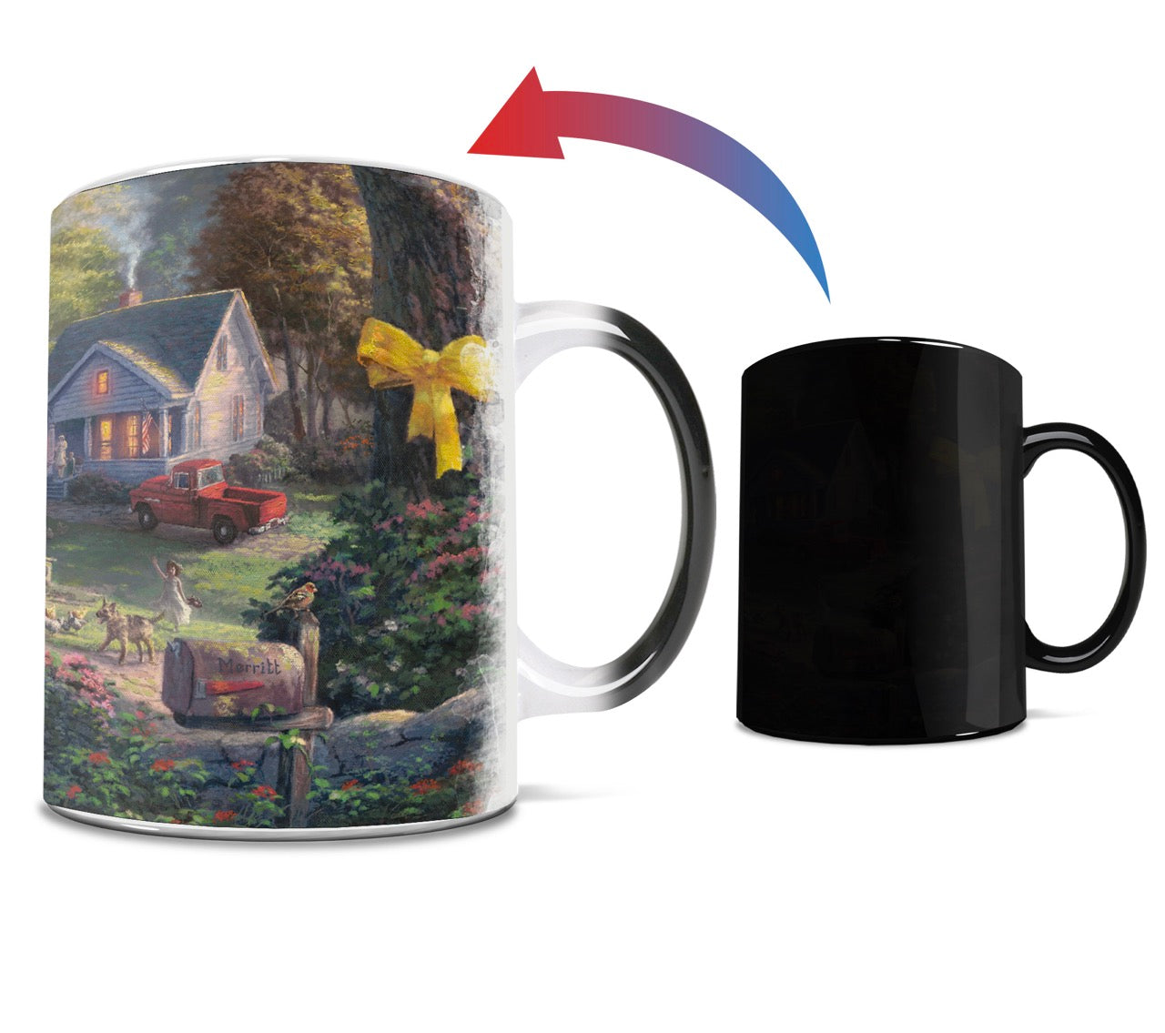 Thomas Kinkade Studios (Homecoming Hero) Morphing Mugs® Heat-Sensitive Mug MMUG716