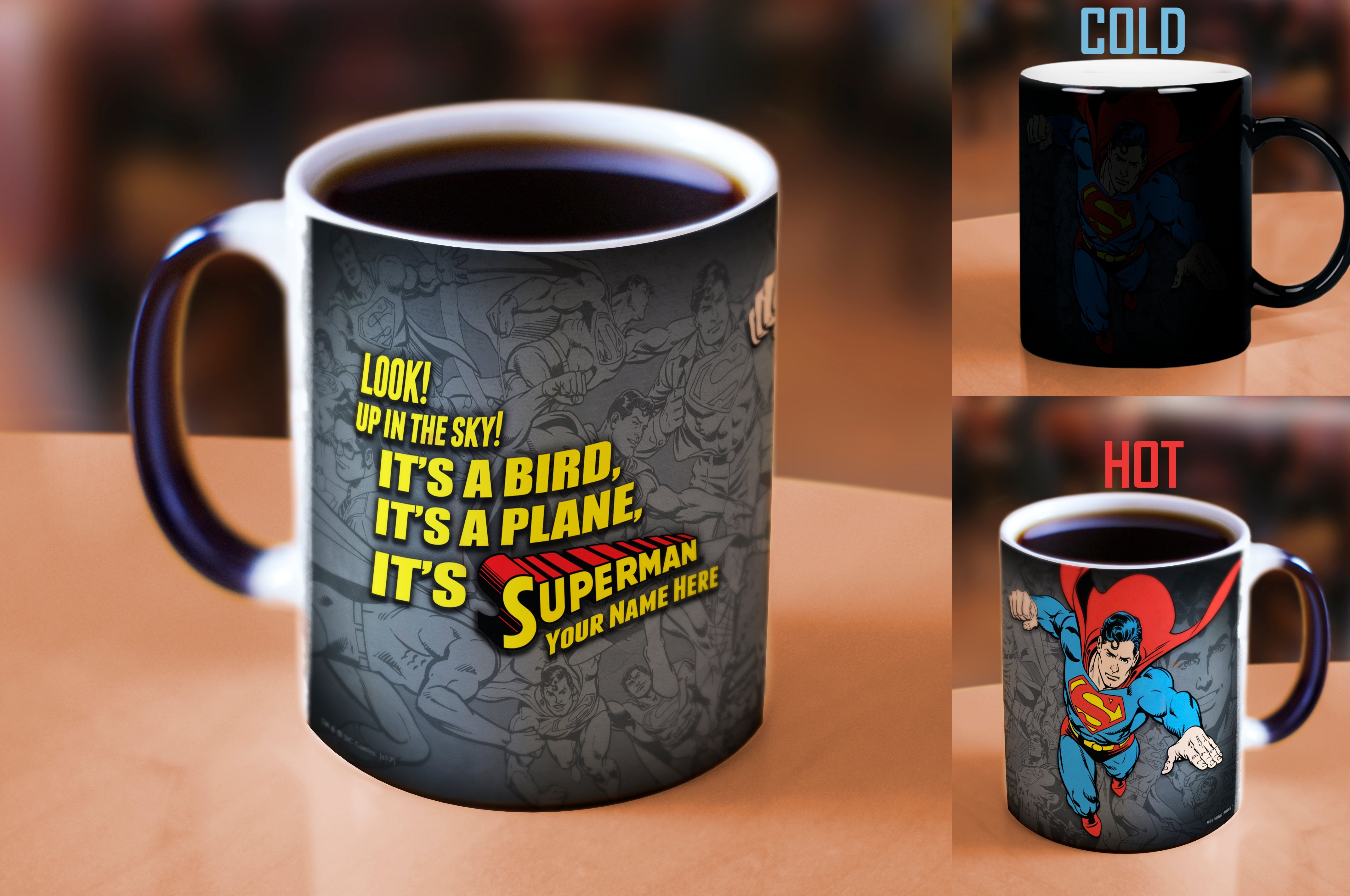 DC Comics Originals (It's Superman - Personalized) Morphing Mugs® Heat-Sensitive Mug MMUG718