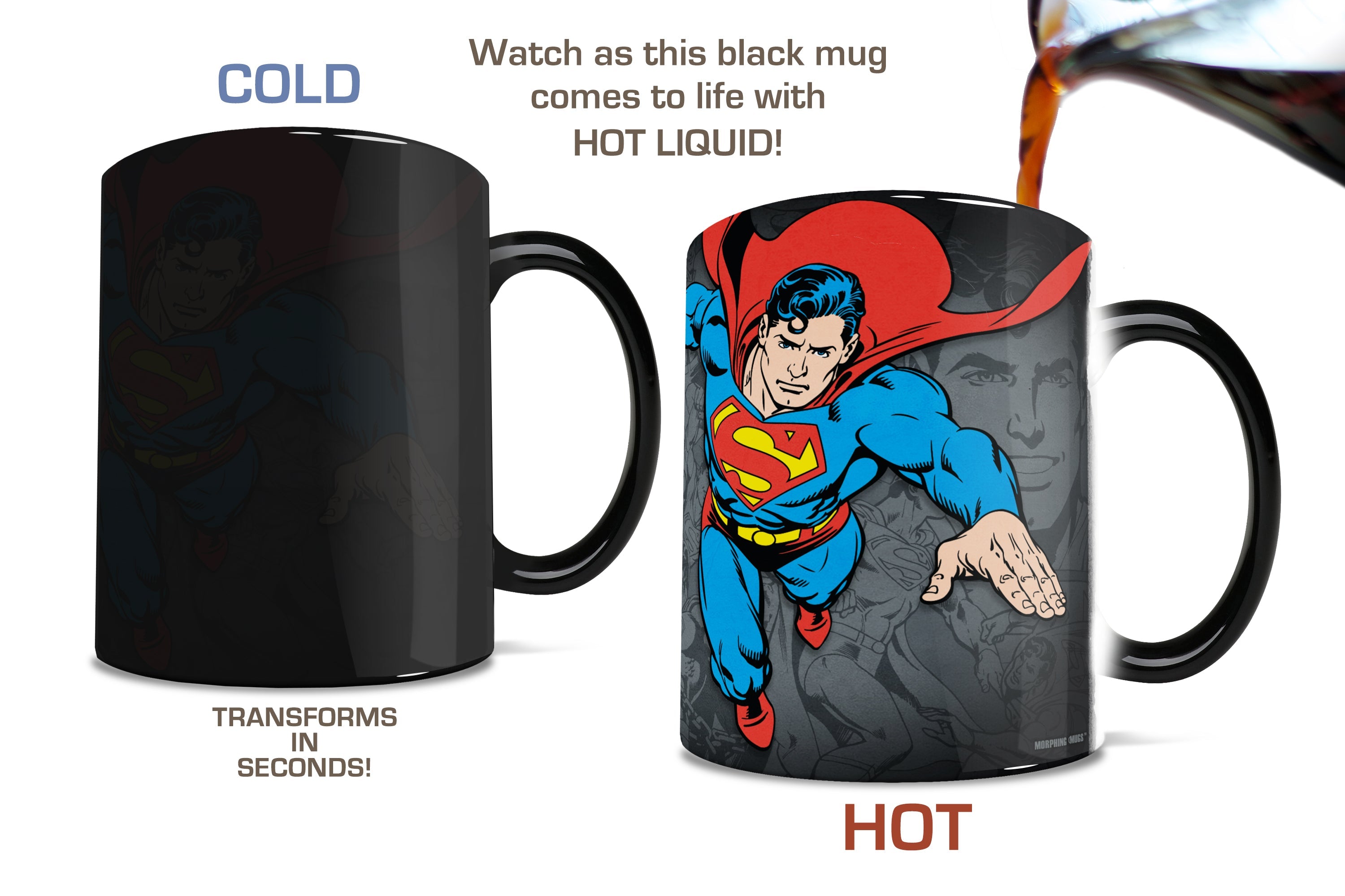 DC Comics Originals (It's Superman - Personalized) Morphing Mugs® Heat-Sensitive Mug MMUG718