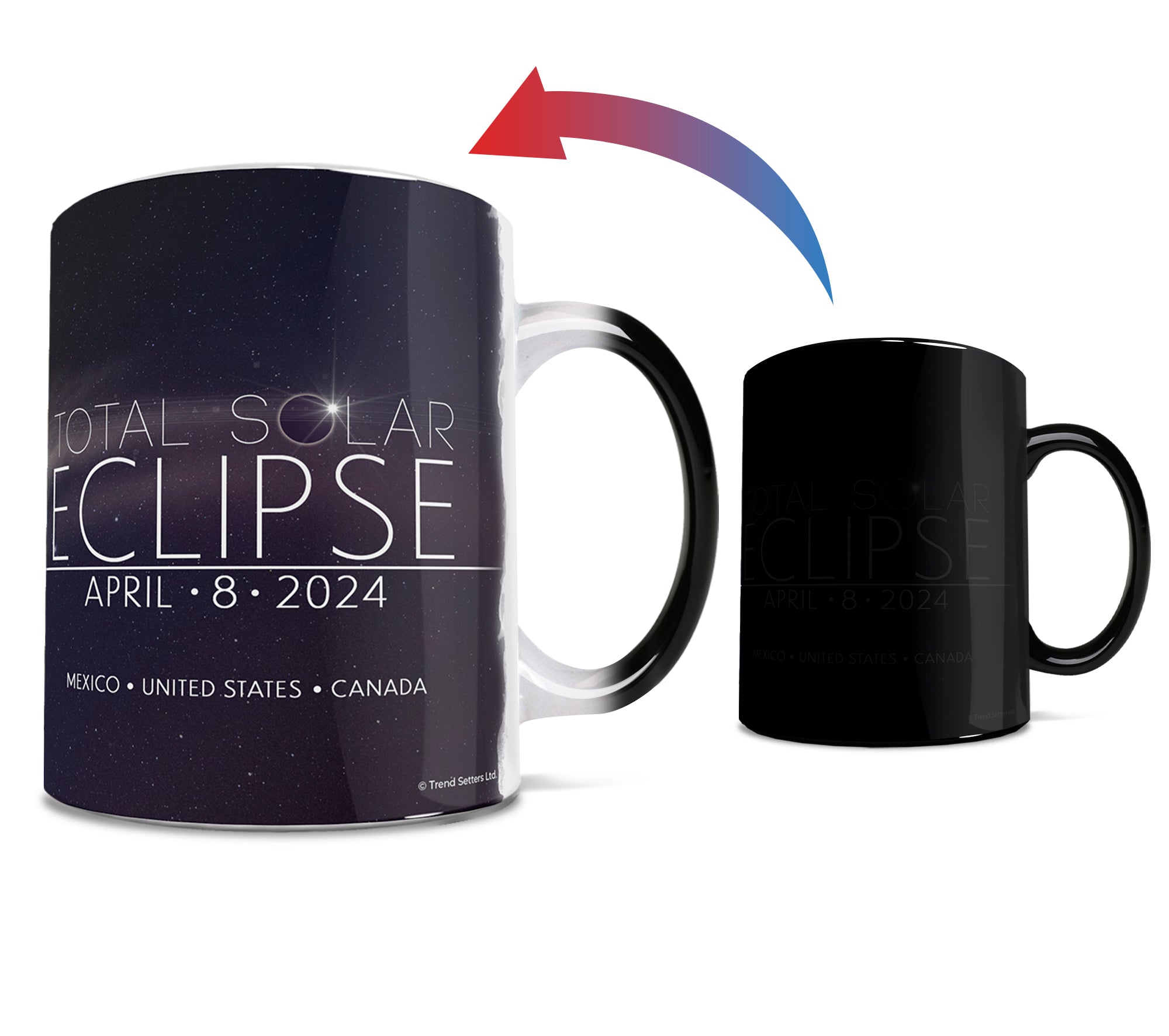 Total Solar Eclipse April 2024 - Morphing Mugs® Heat-Sensitive Mug MMUG721