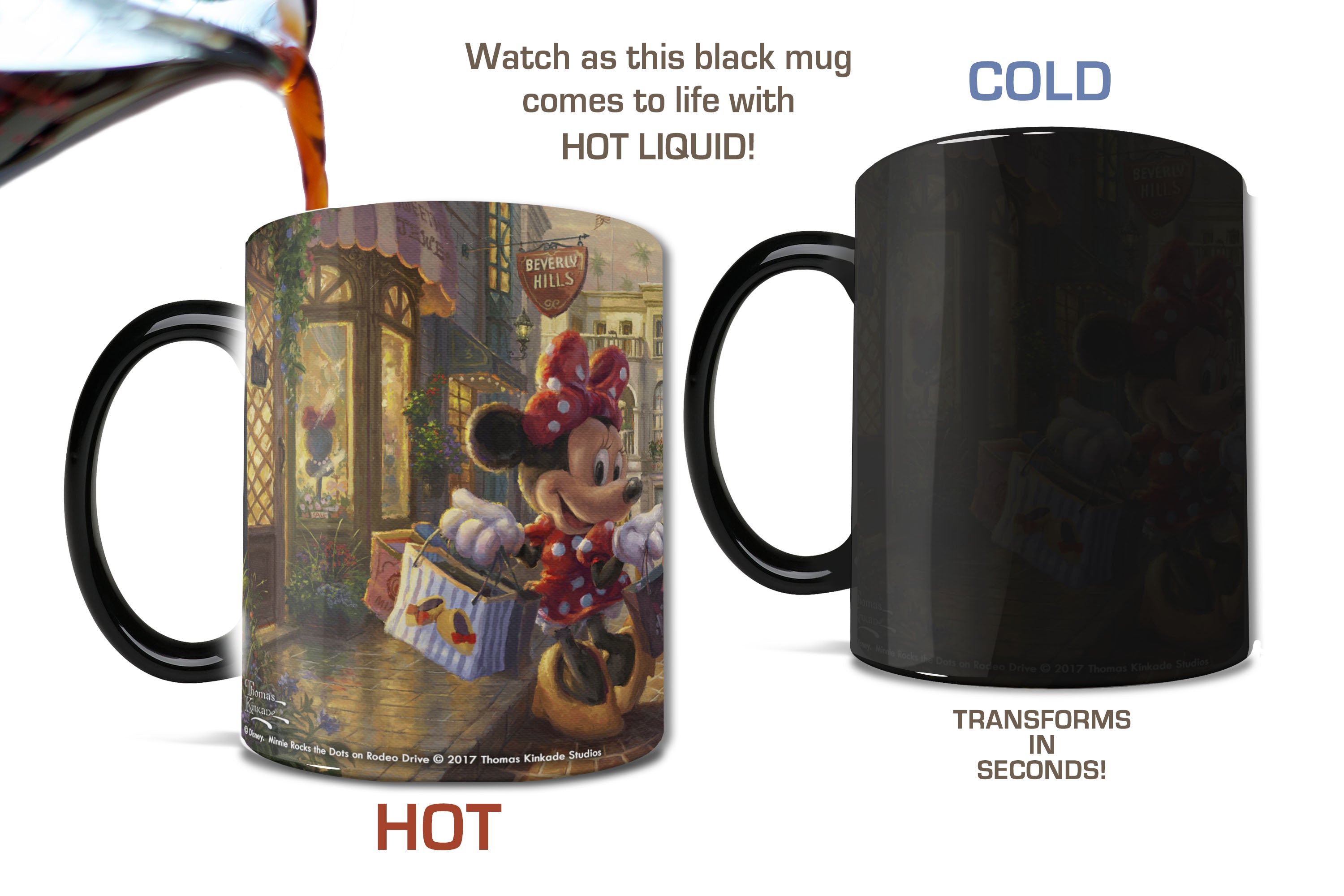 Disney (Minnie Mouse Rocks the Dots on Rodeo Drive) Morphing Mugs® Heat-Sensitive Mug MMUG724