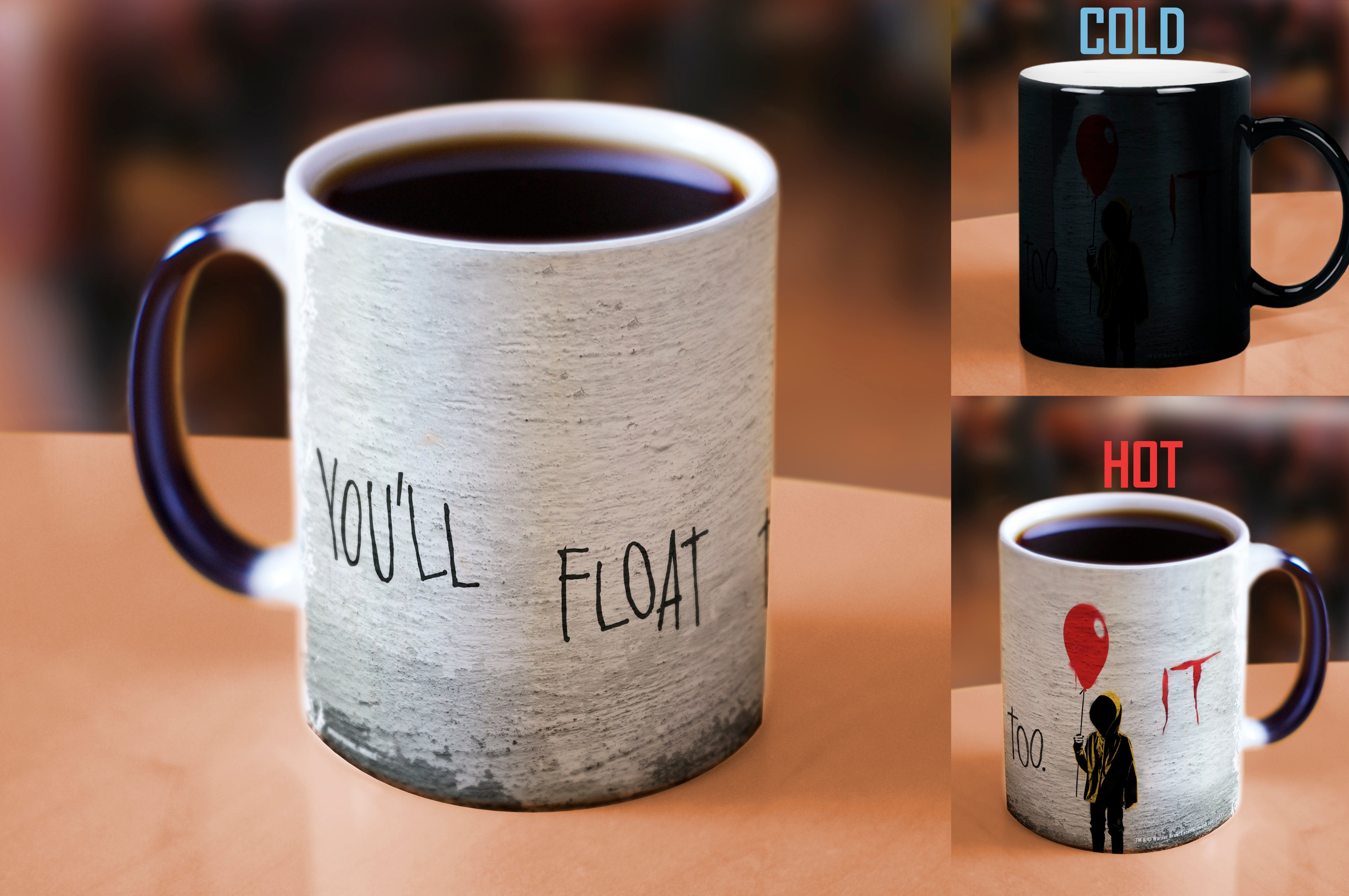IT: Chapter One (Youll Float Too)  Morphing Mugs® Heat-Sensitive Mug MMUG725