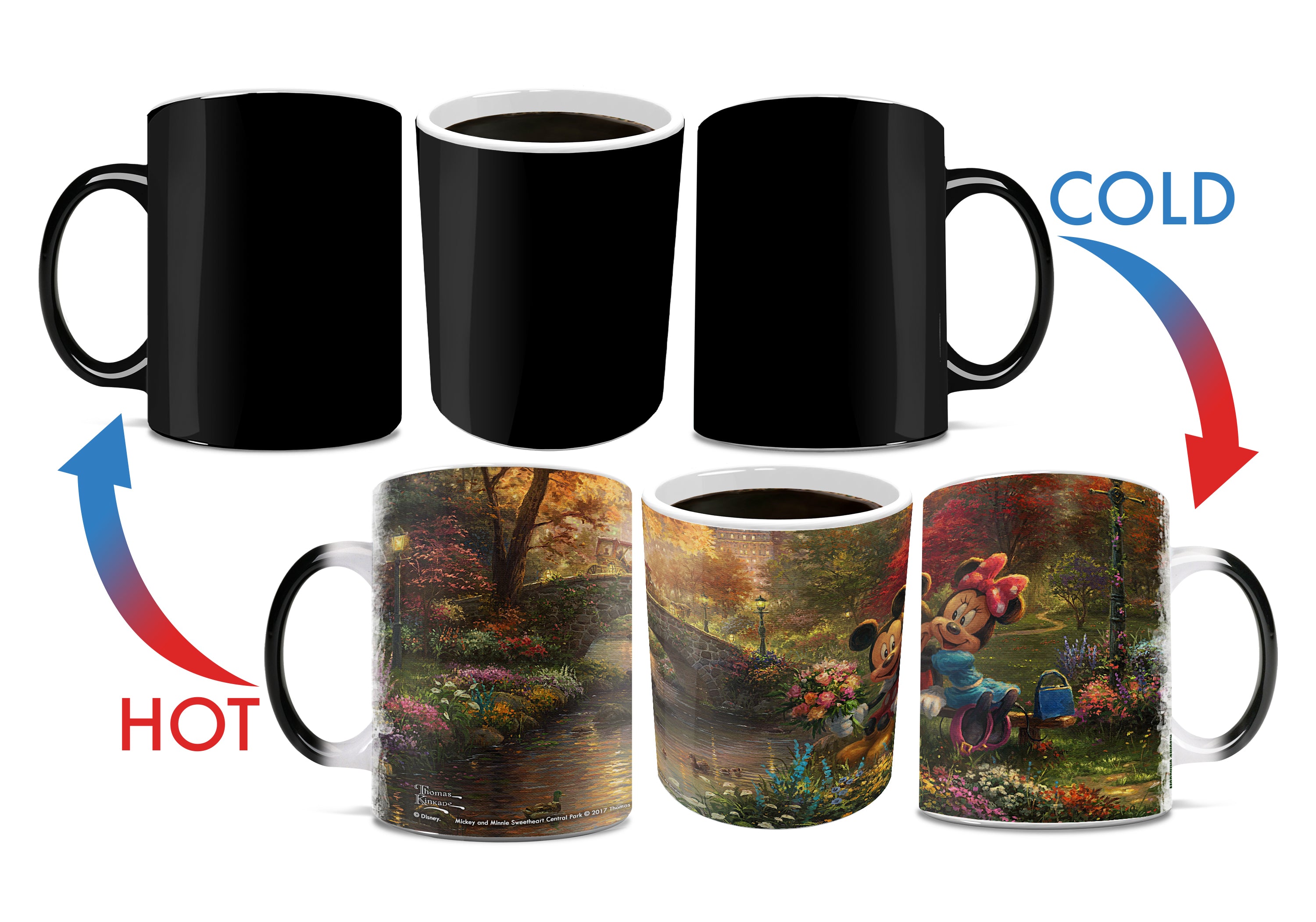 Disney (Mickey and Minnie Mouse - Sweetheart Central Park) Morphing Mugs® Heat-Sensitive Mug MMUG738