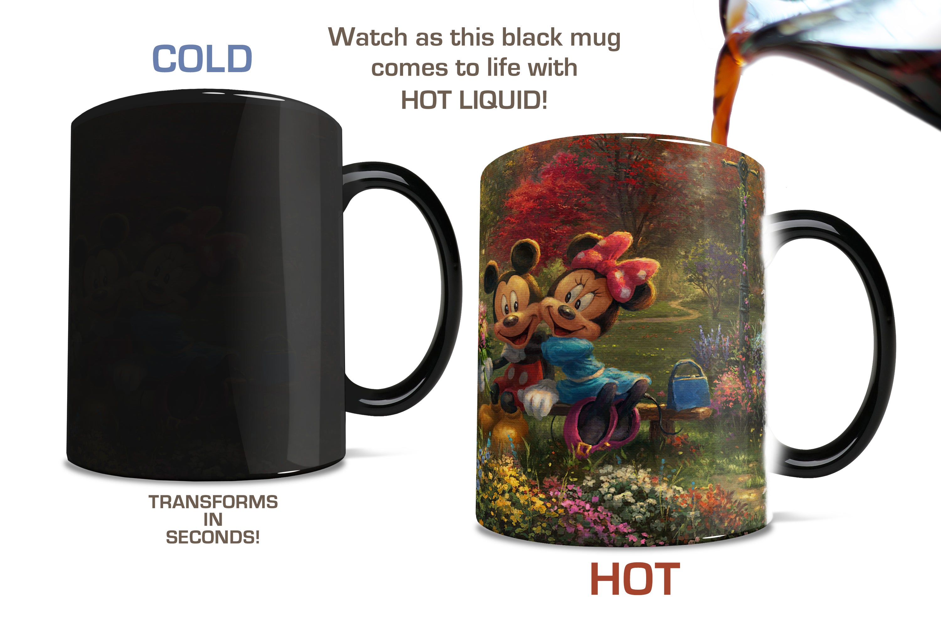 Disney (Mickey and Minnie Mouse - Sweetheart Central Park) Morphing Mugs® Heat-Sensitive Mug MMUG738