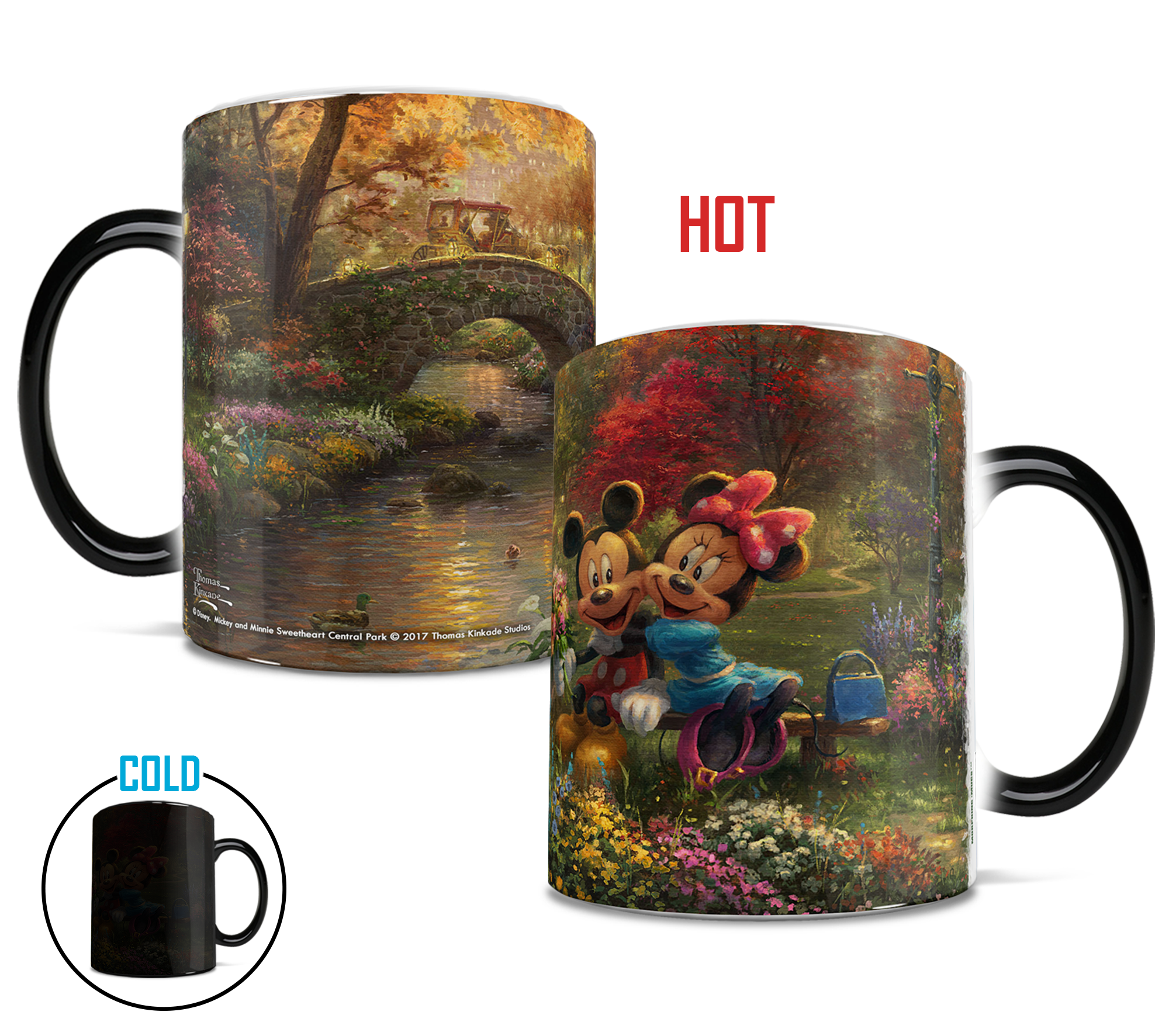 Disney (Mickey and Minnie Mouse - Sweetheart Central Park) Morphing Mugs® Heat-Sensitive Mug MMUG738