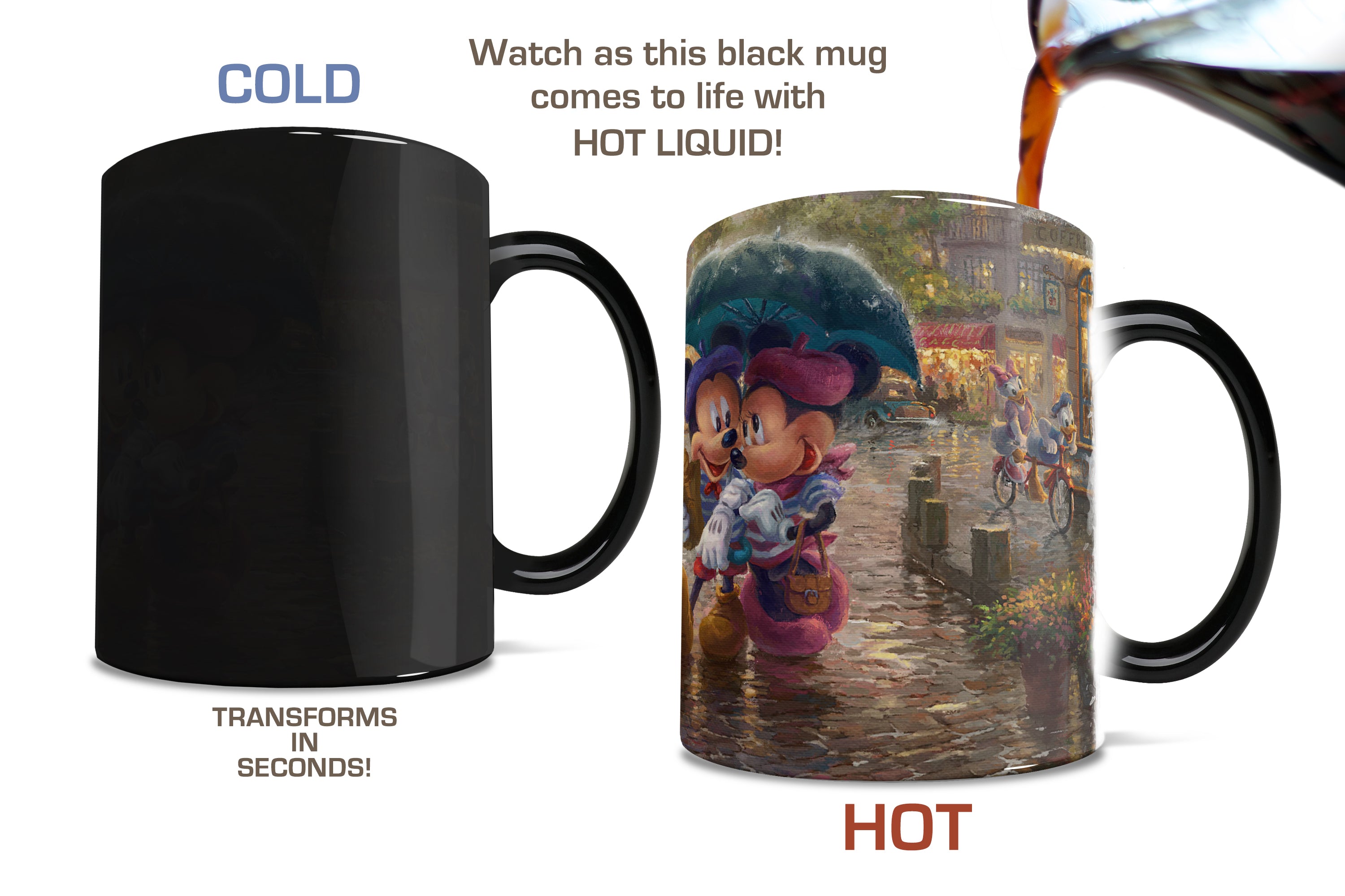 Disney (Mickey and Minnie Mouse - Paris) Morphing Mugs® Heat-Sensitive Mug MMUG739