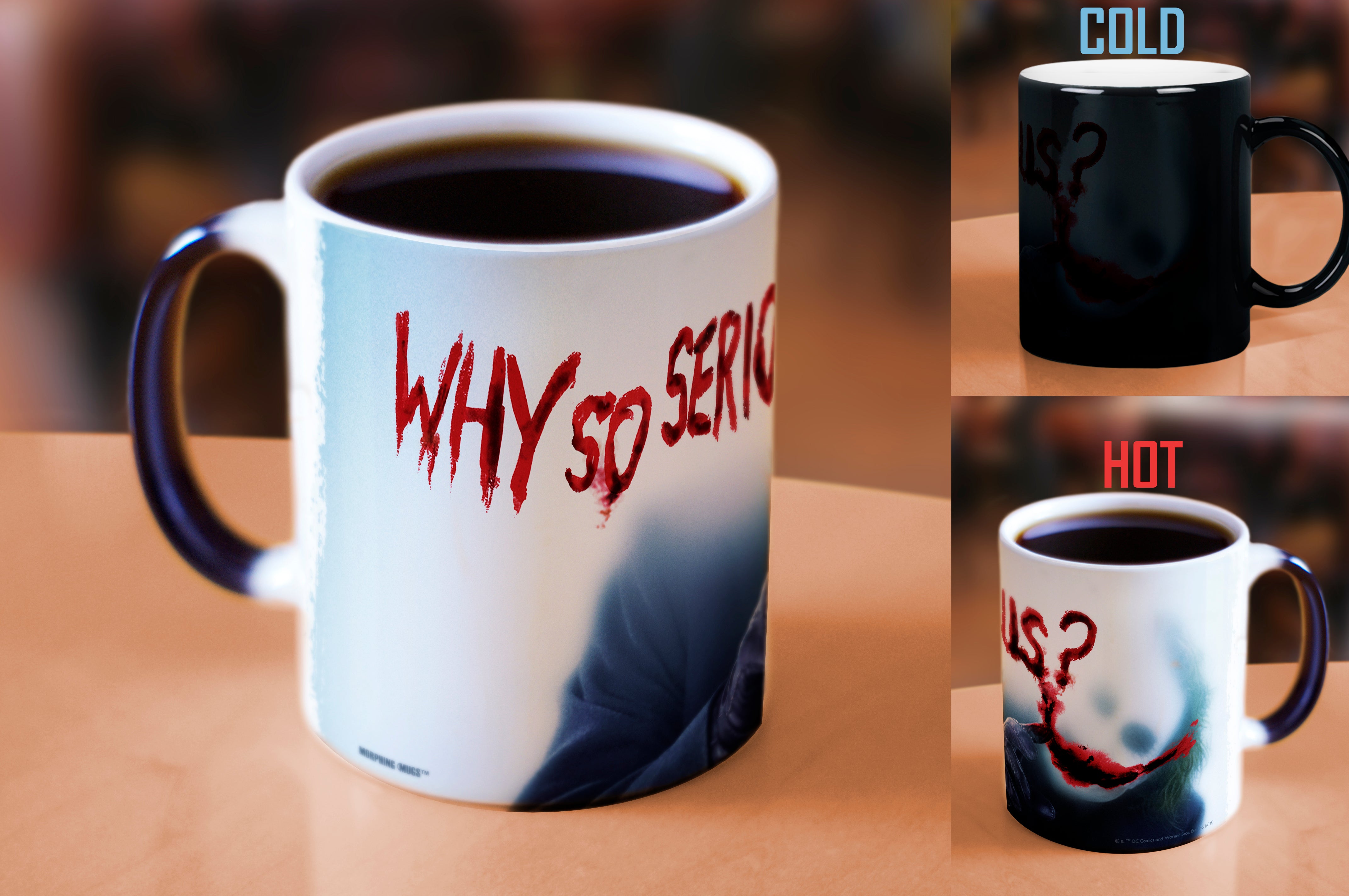 The Dark Knight (Why So Serious) Morphing Mugs®  Heat-Sensitive Mug MMUG742