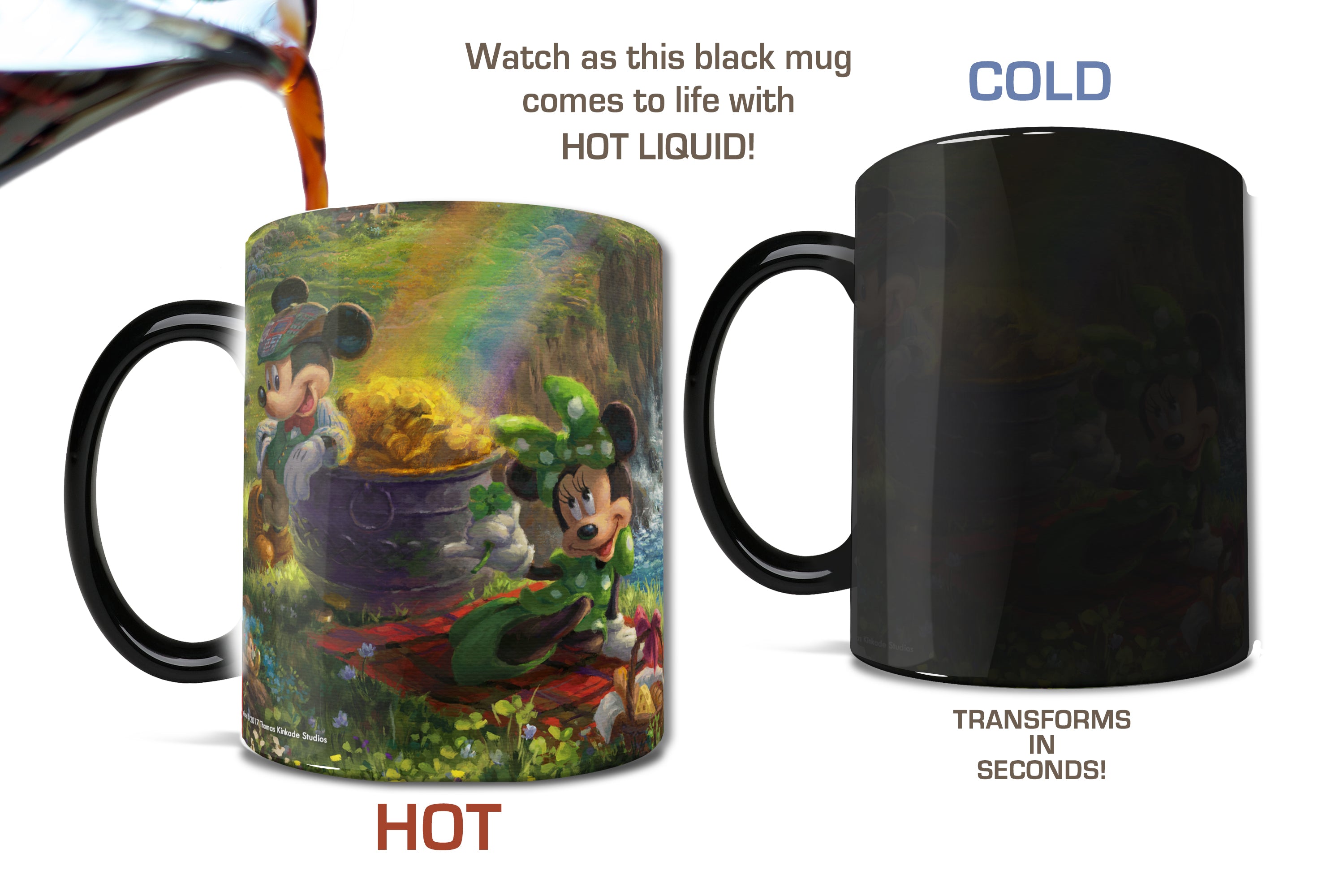 Disney (Mickey and Minnie Mouse - Ireland) Morphing Mugs® Heat-Sensitive Mug MMUG743