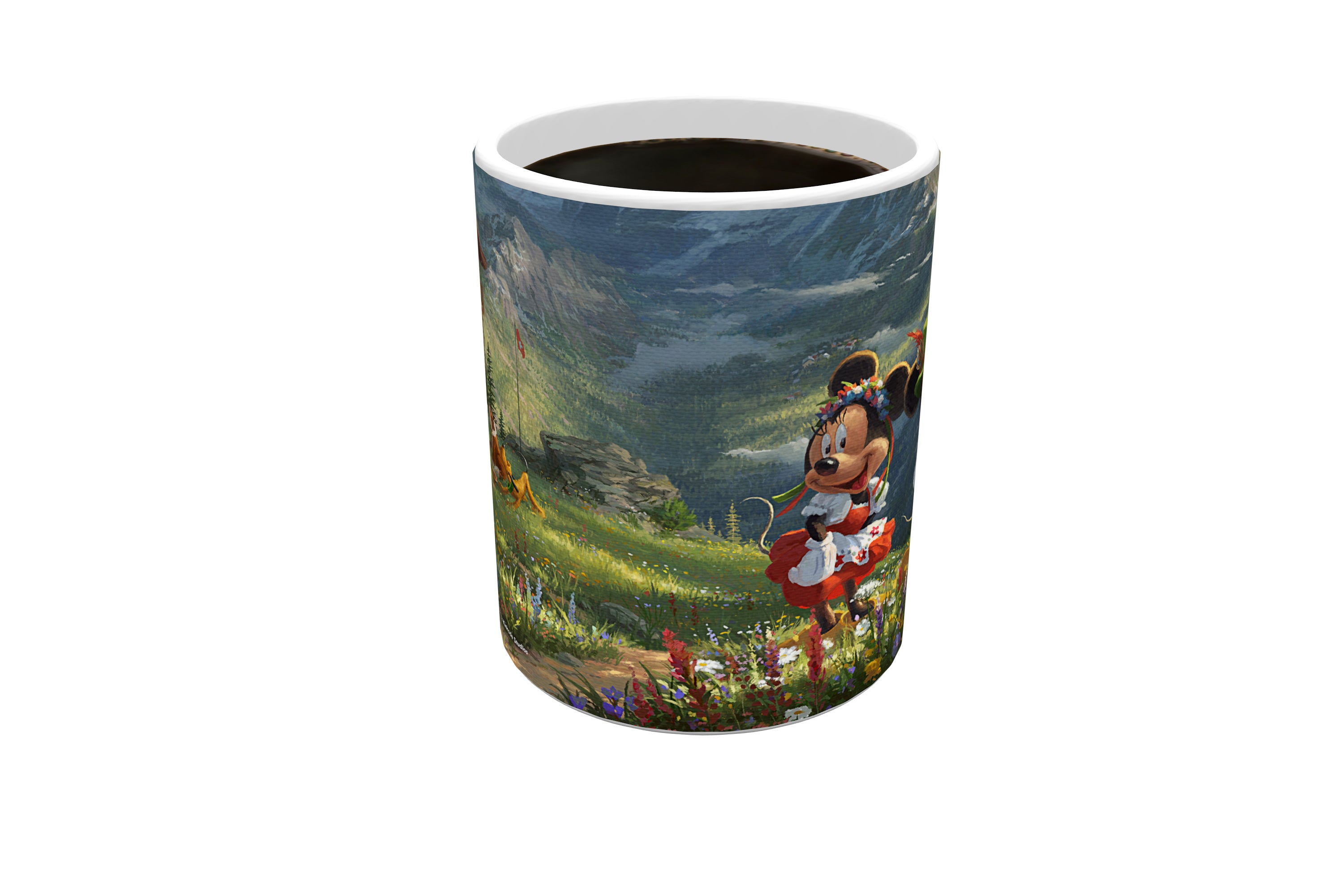 Disney (Mickey and Minnie Mouse - Swiss Alps) Morphing Mugs® Heat-Sensitive Mug MMUG744