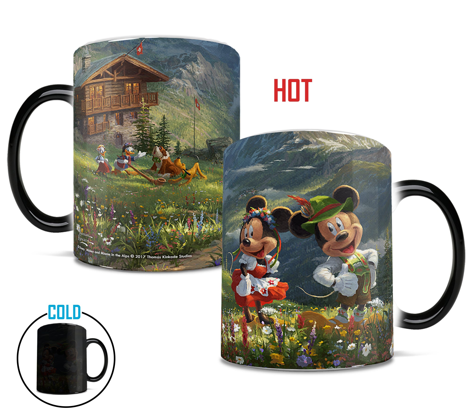 Disney (Mickey and Minnie Mouse - Swiss Alps) Morphing Mugs® Heat-Sensitive Mug MMUG744