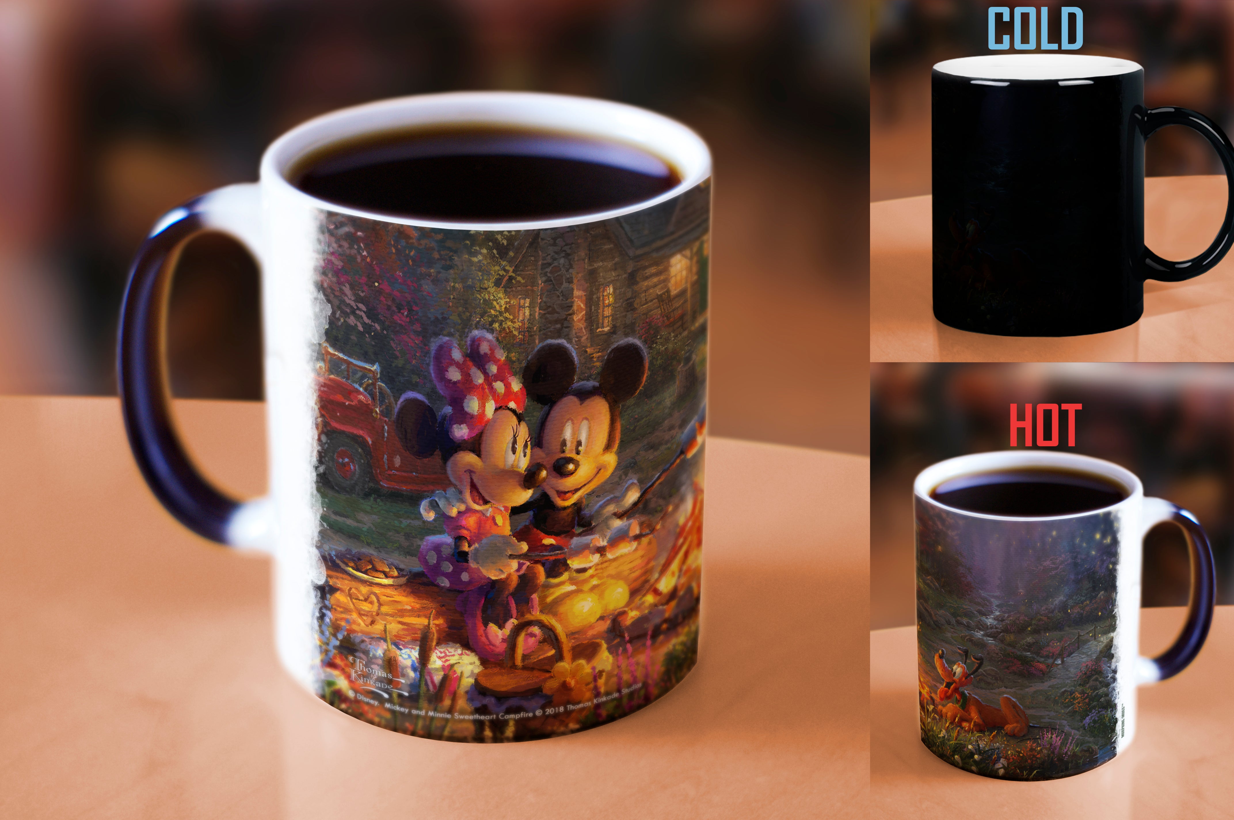 Disney (Mickey and Minnie Mouse - Sweetheart Campfire) Morphing Mugs® Heat-Sensitive Mug MMUG752