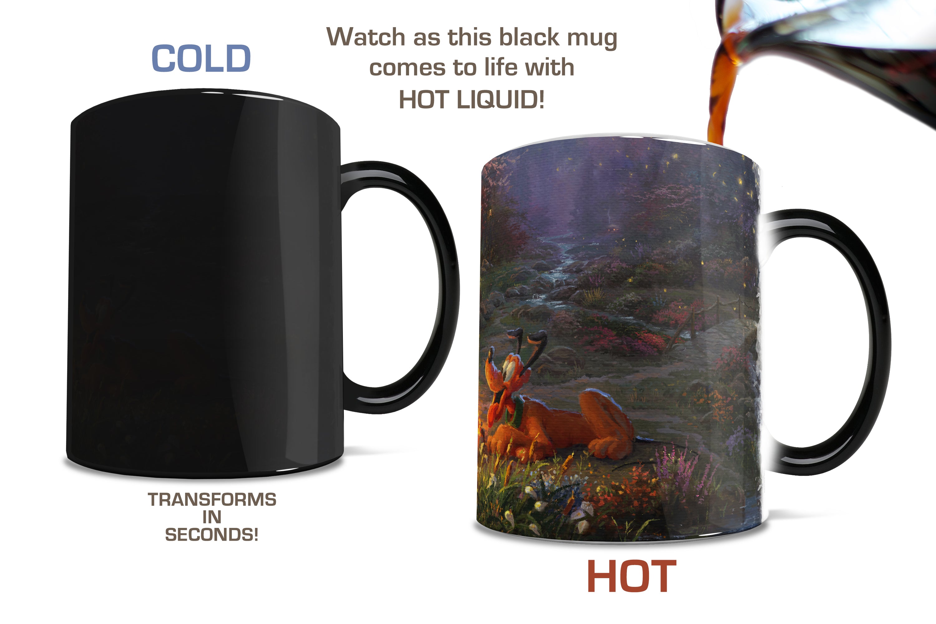Disney (Mickey and Minnie Mouse - Sweetheart Campfire) Morphing Mugs® Heat-Sensitive Mug MMUG752