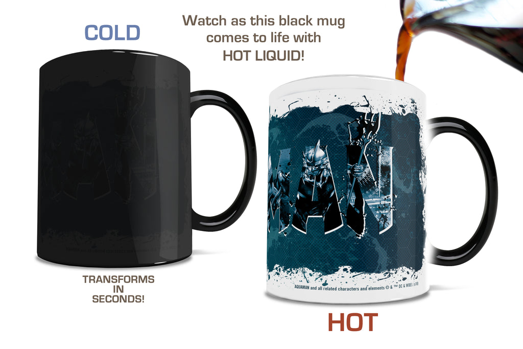 Aquaman (Collage) Morphing Mugs®  Heat-Sensitive Mug MMUG755