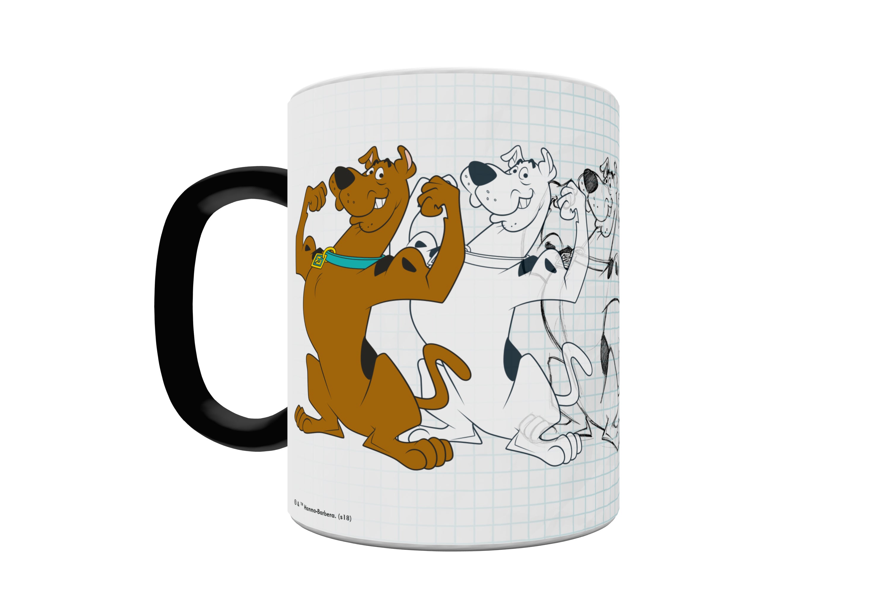 Scooby Doo (Sketchy Scooby) Morphing Mugs® Heat-Sensitive Mug MMUG760