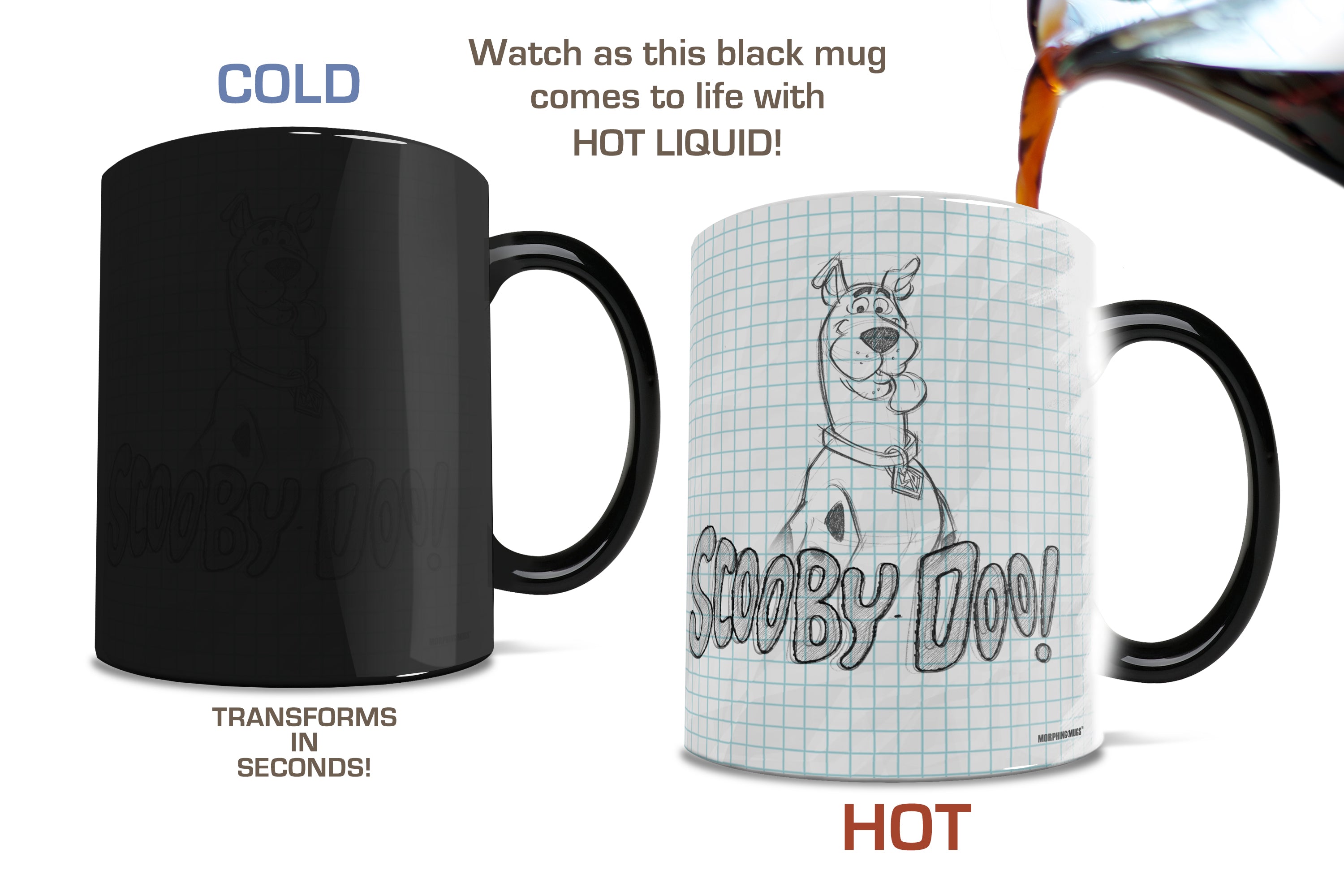 Scooby Doo (Sketchy Scooby) Morphing Mugs® Heat-Sensitive Mug MMUG760