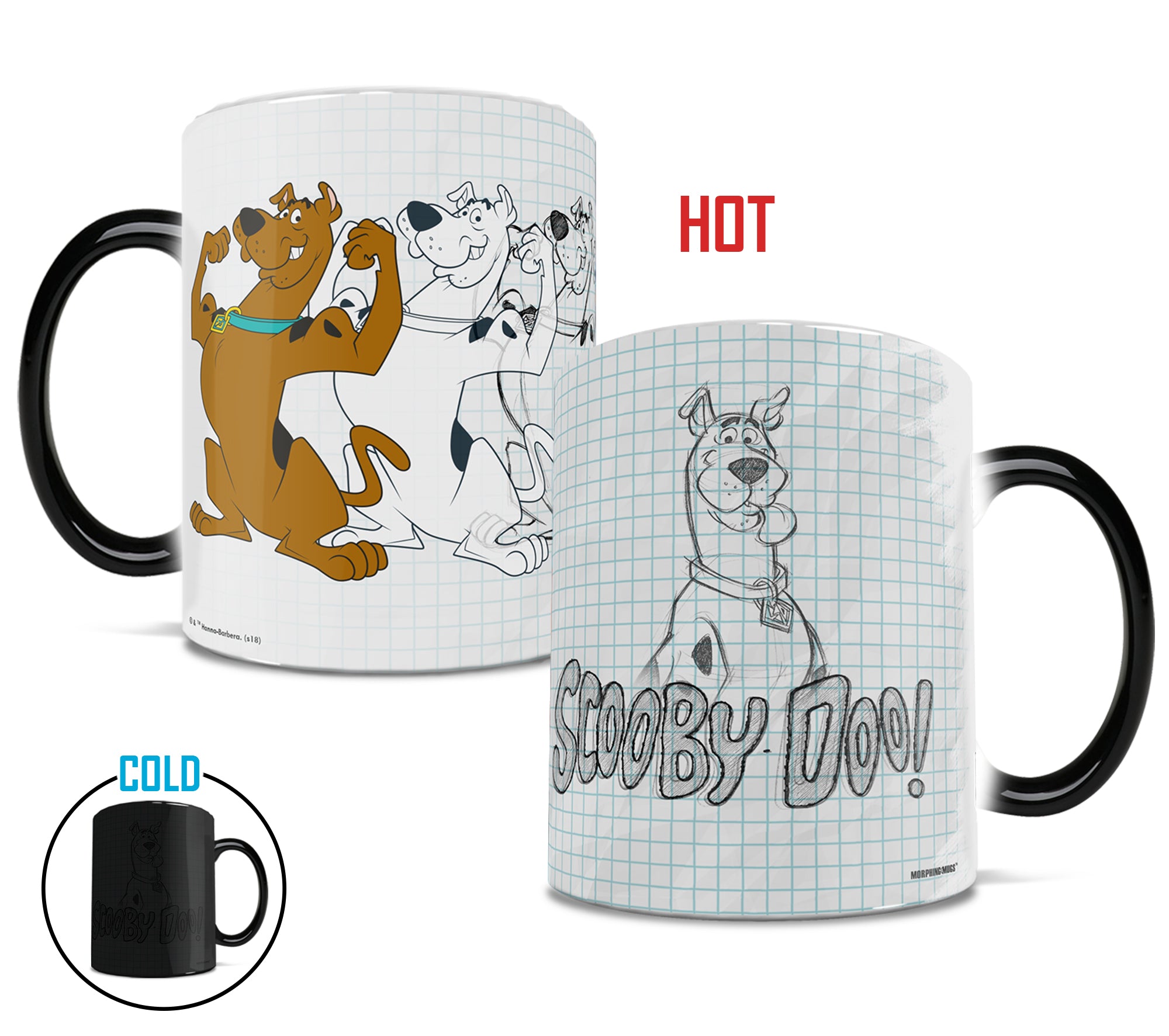 Scooby Doo (Sketchy Scooby) Morphing Mugs® Heat-Sensitive Mug MMUG760