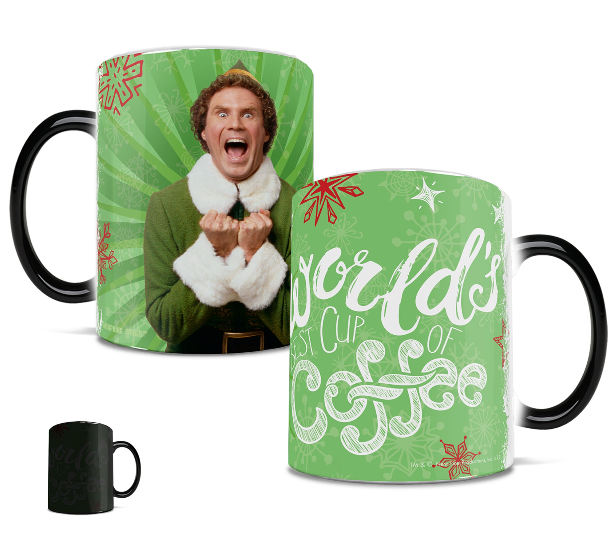 Elf (Worlds Best Cup of Coffee) Morphing Mugs® Heat-Sensitive Mug MMUG783